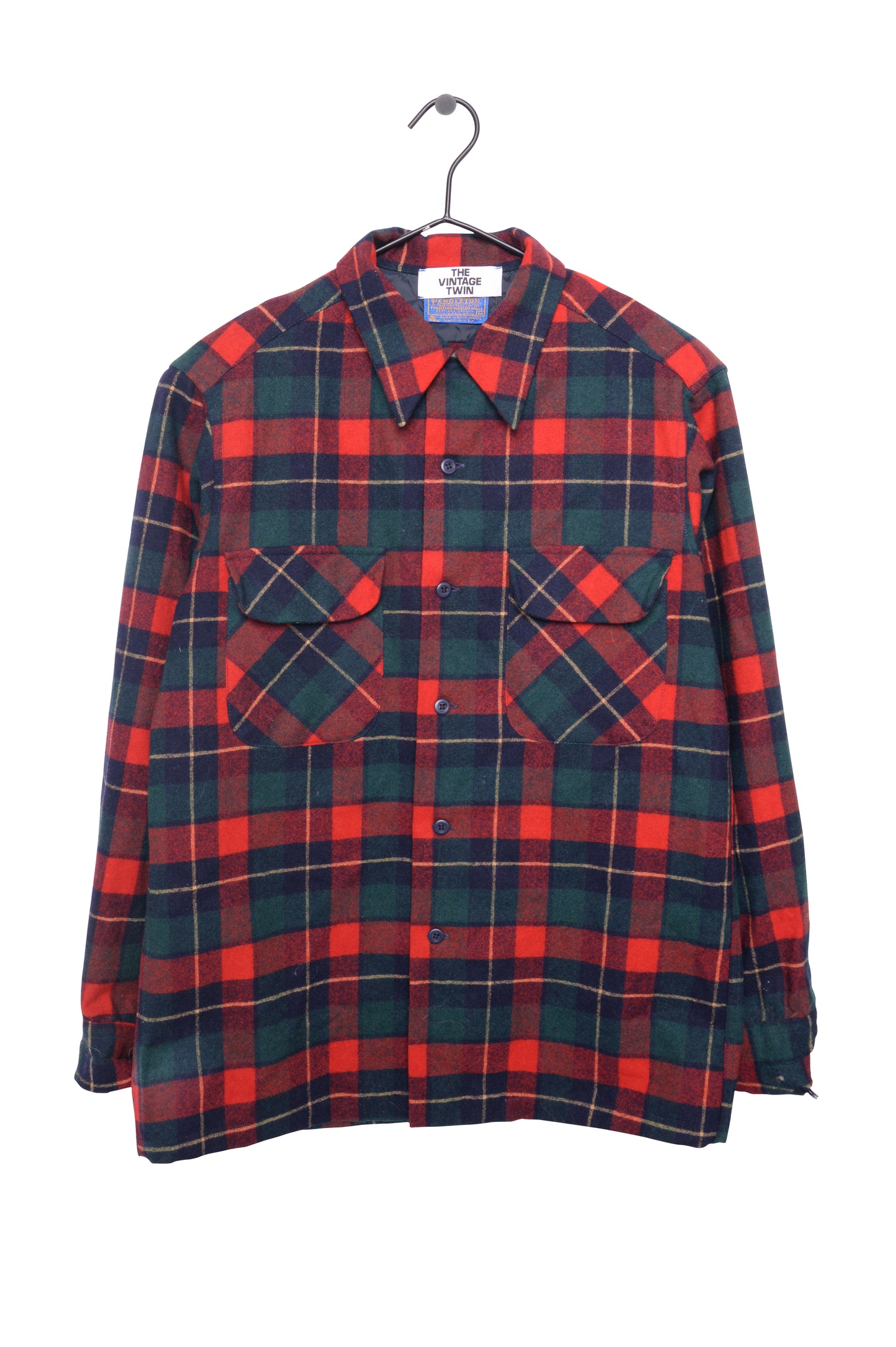 Red Wool Flannel Shirt USA