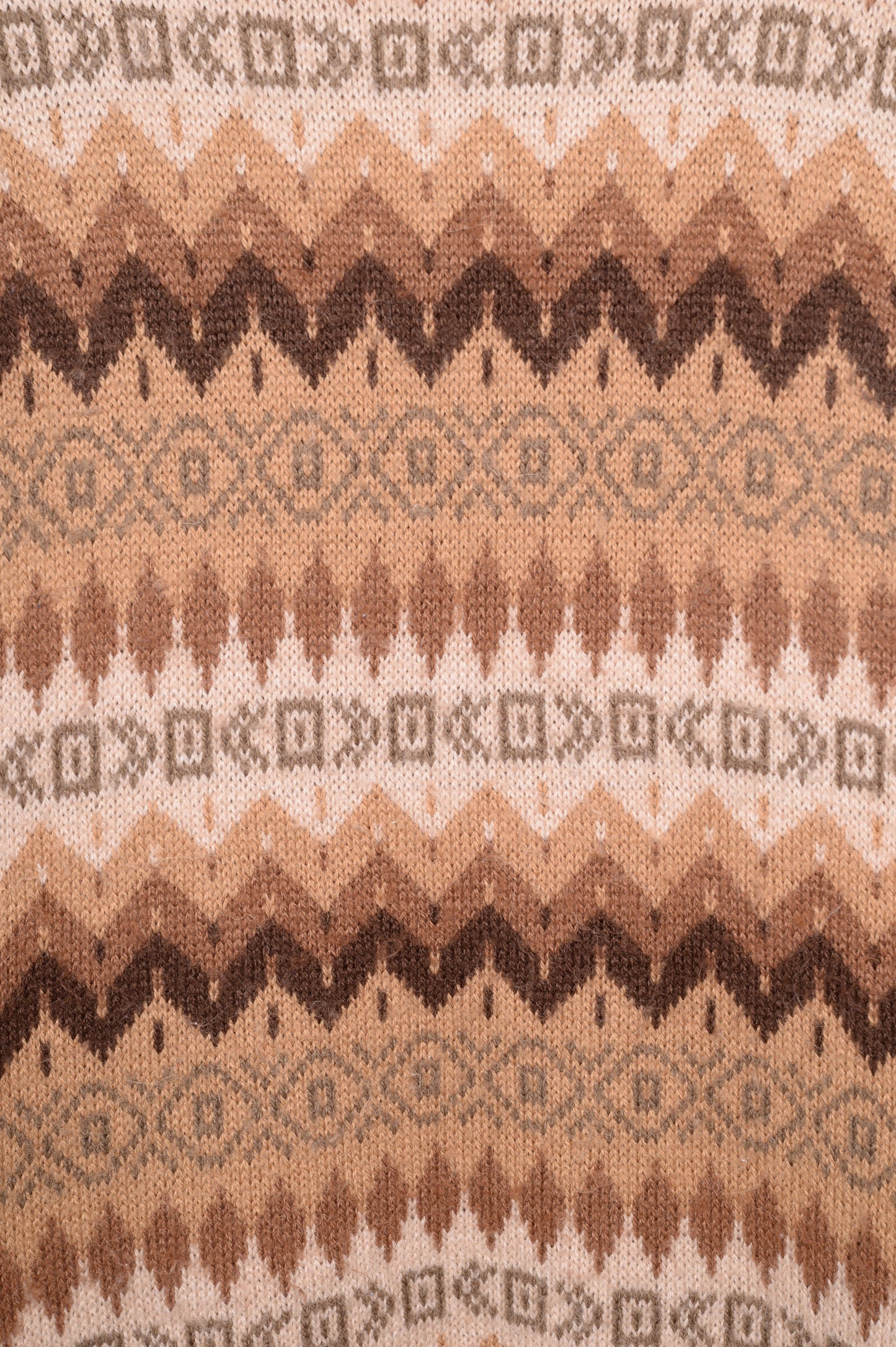 Soft Alpaca Geometric Sweater