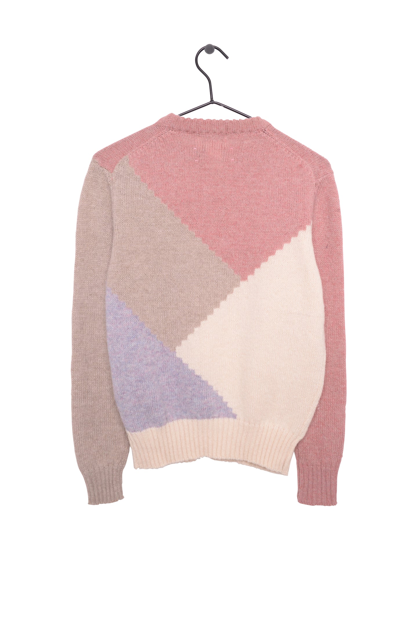 Wool Colorblock Pastel Sweater