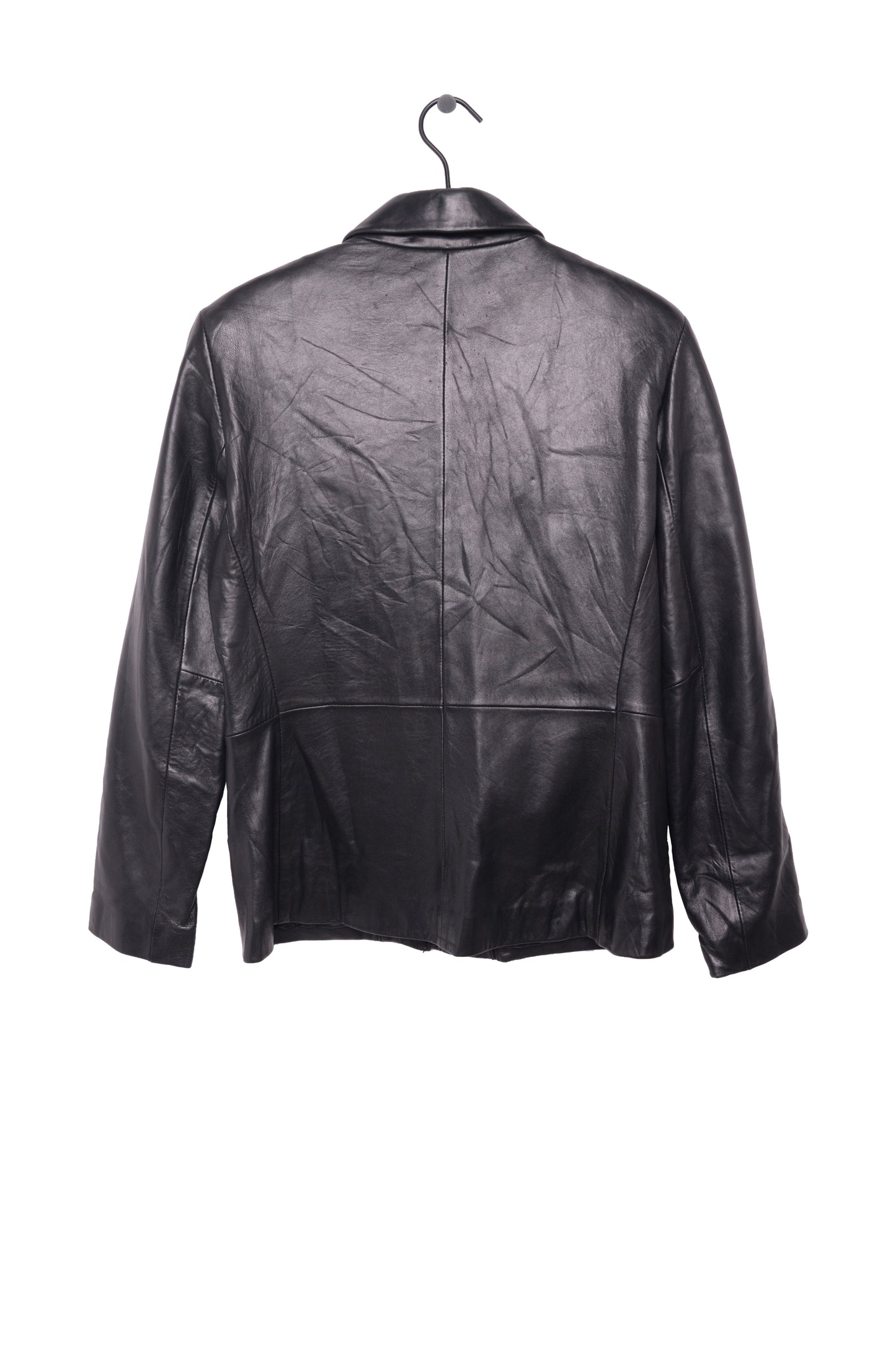 Soft Zip-Up Leather Jacket