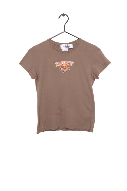 Y2K Roxy Baby Tee