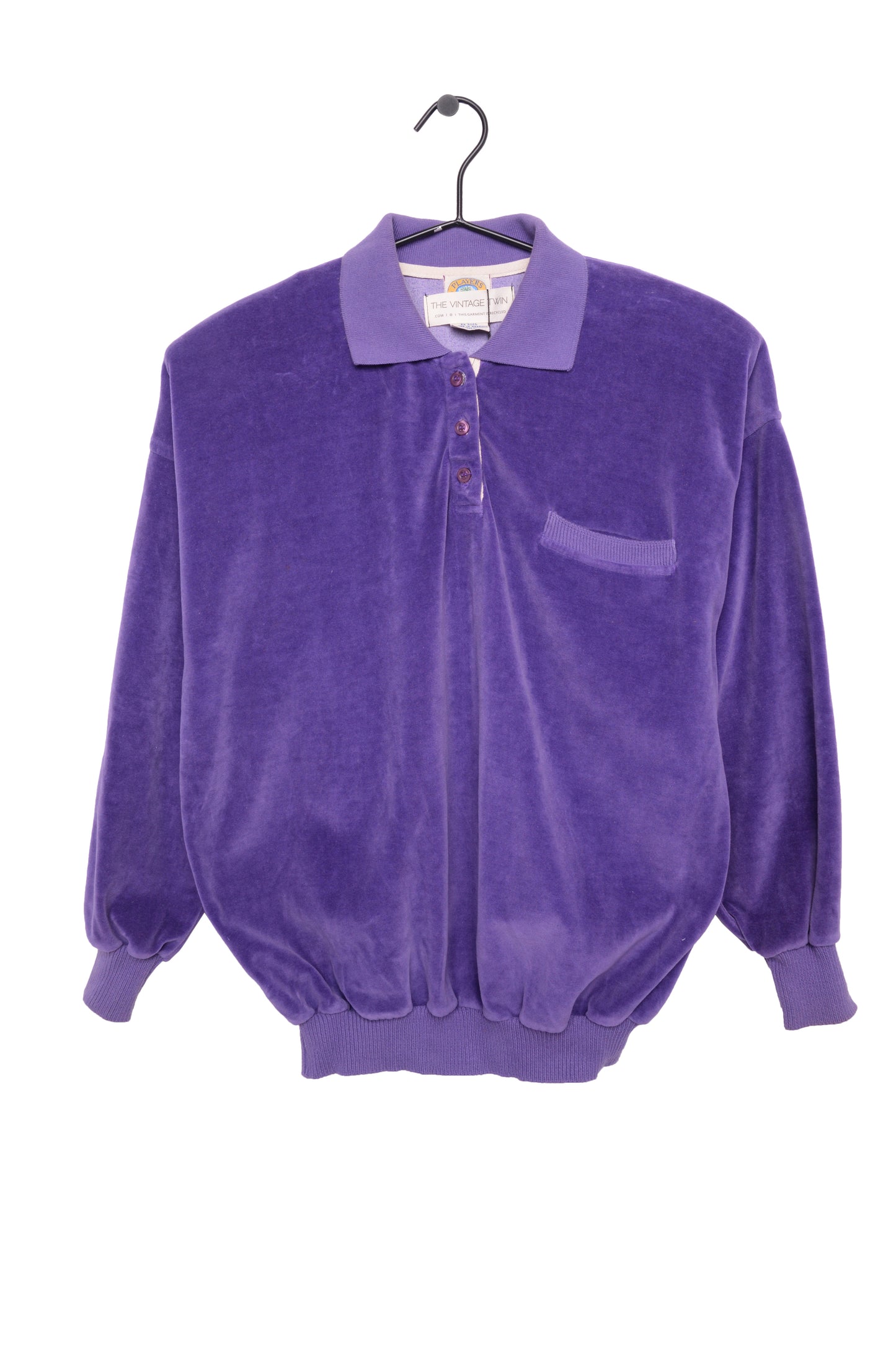 1990s Purple Velour Shirt
