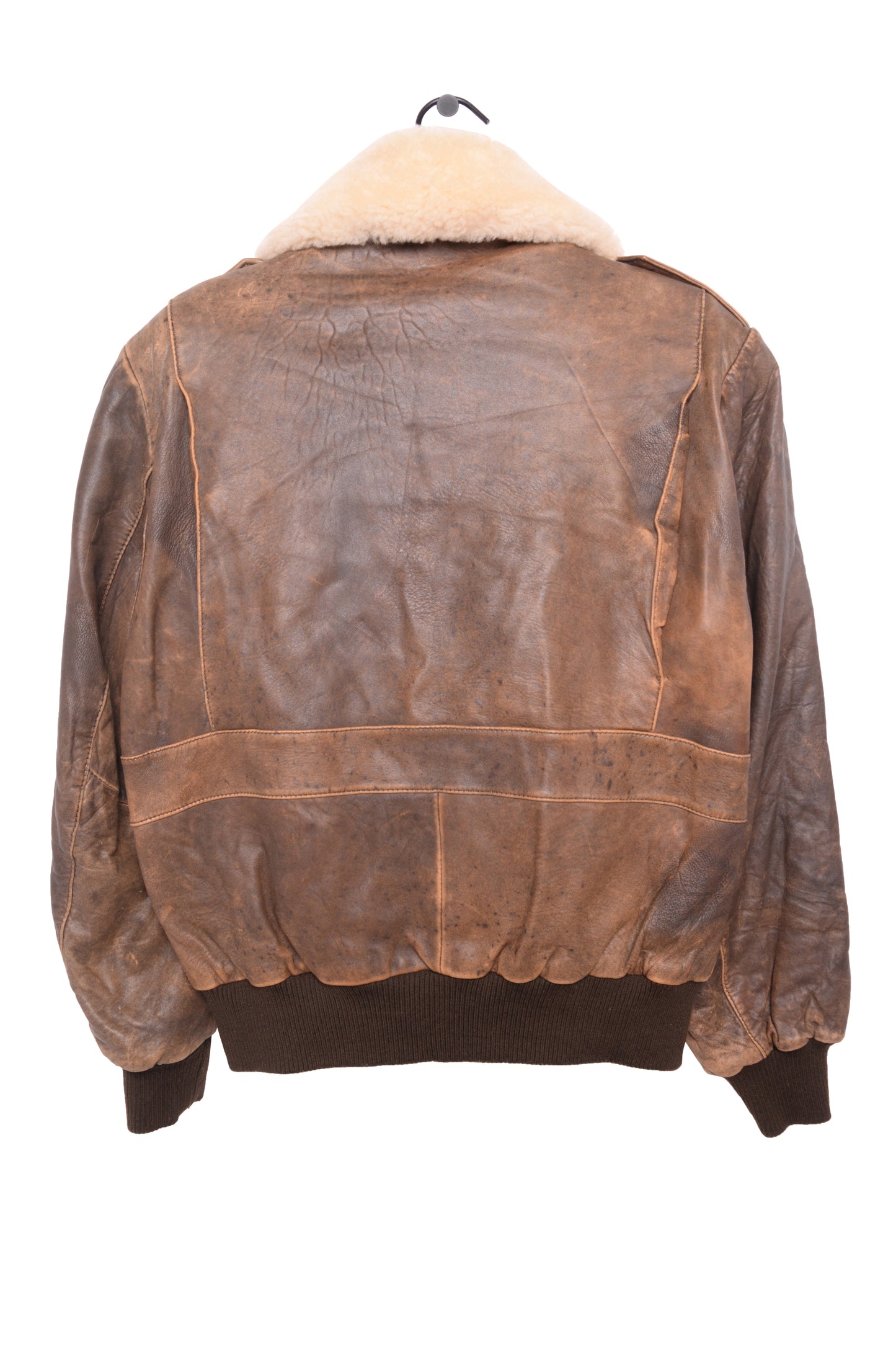 1980s Shearling Leather Bomber