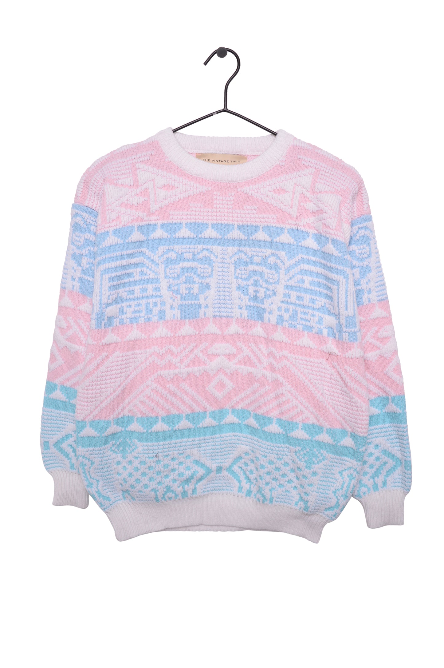 Pastel Geometric Sweater