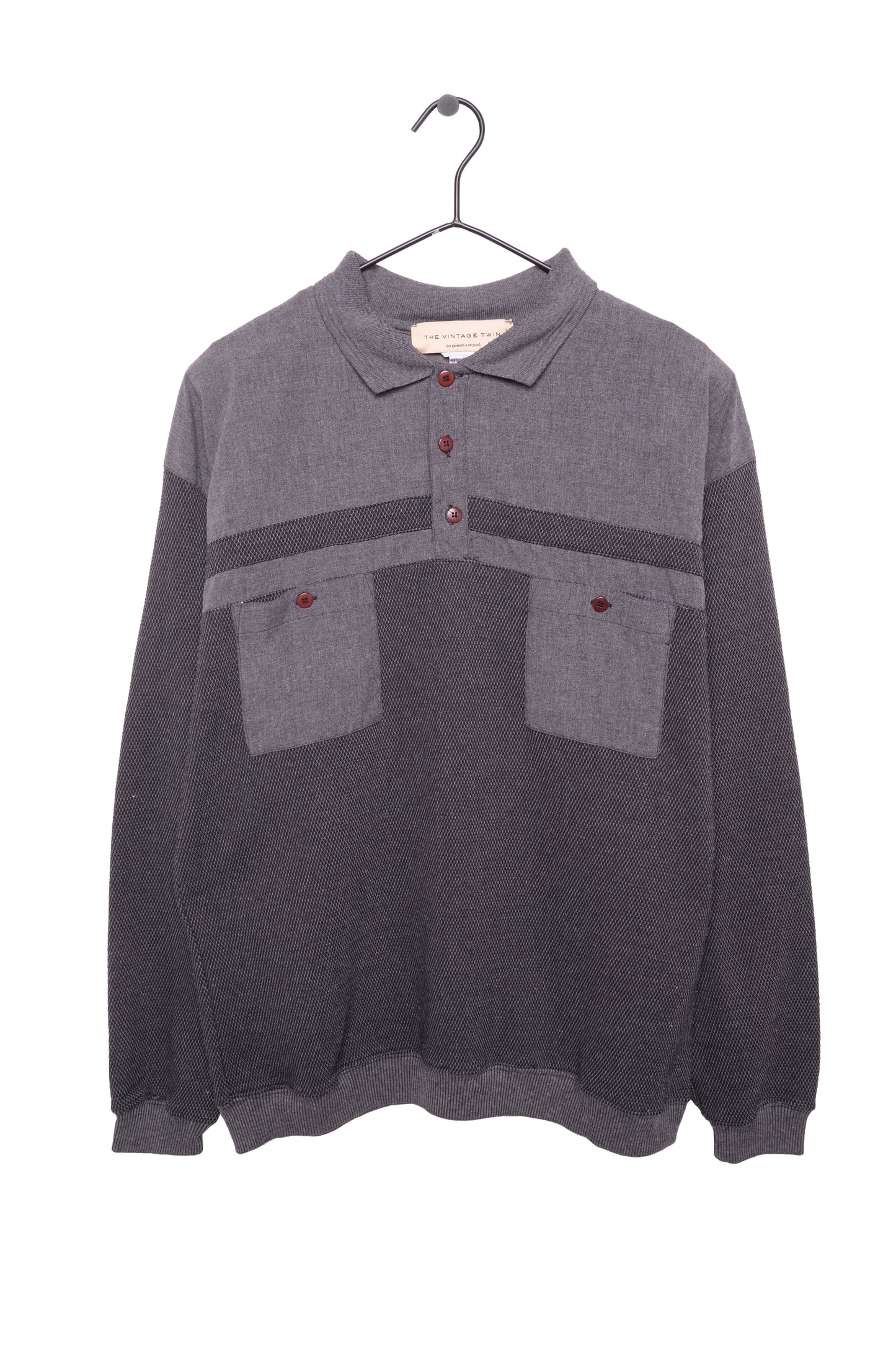 Gray Colorblock Sweatshirt