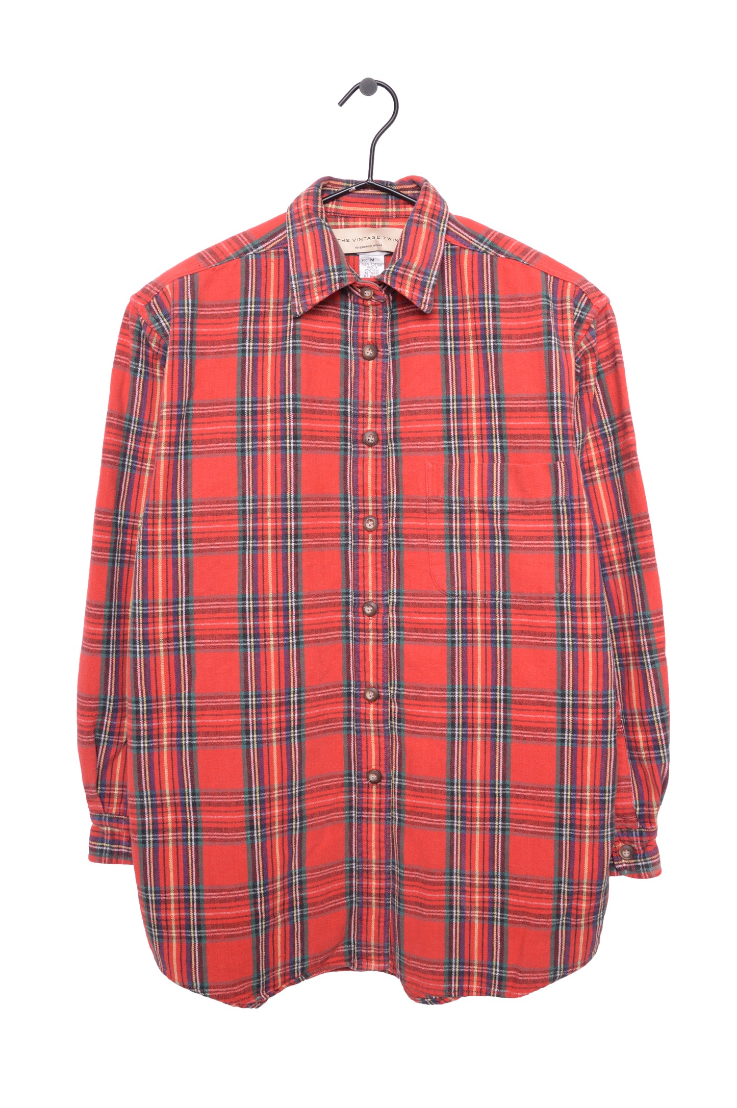 1990s Red Flannel Shirt