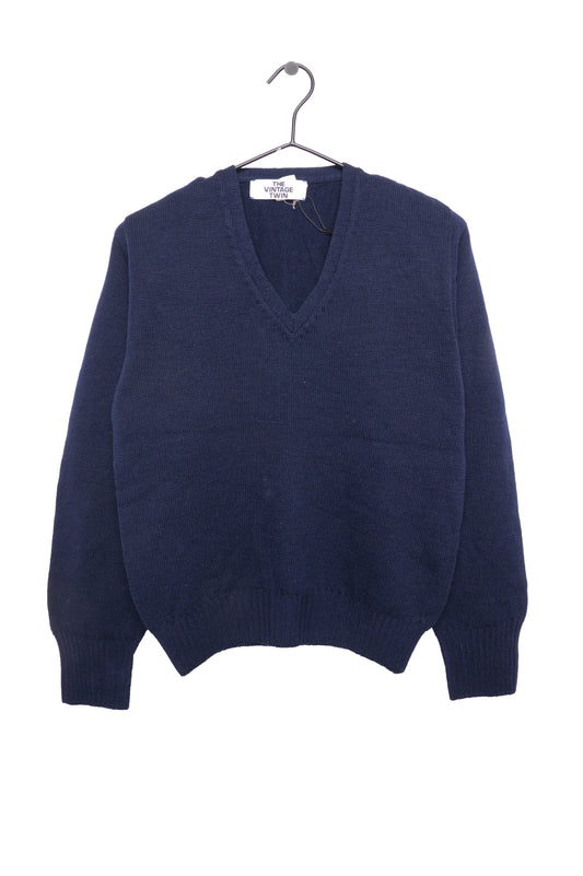 Navy Wool Sweater