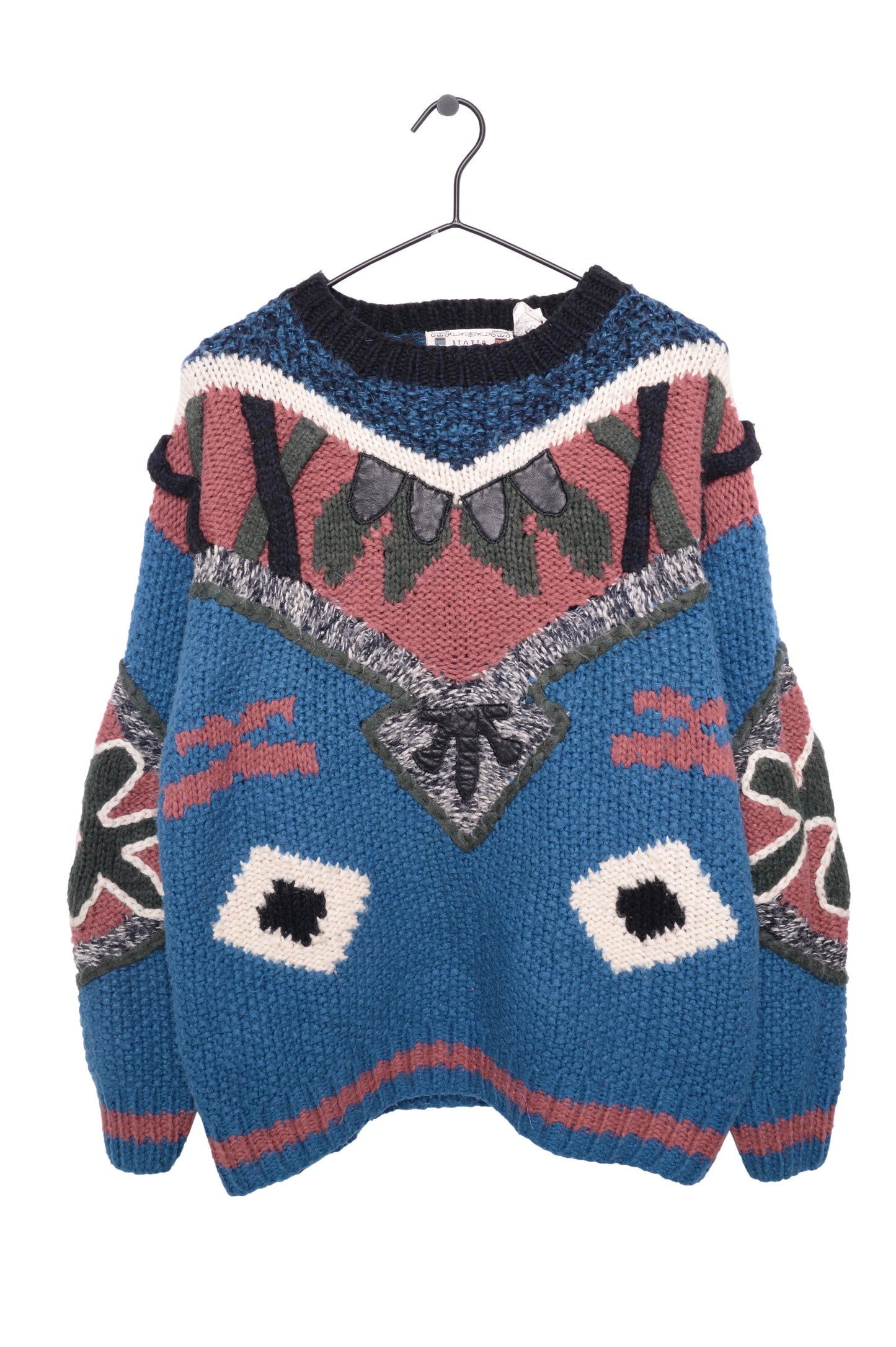 Mohair Blend Textured Sweater