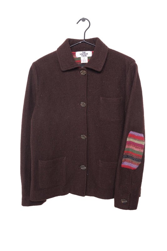Elbow Patch Wool Jacket
