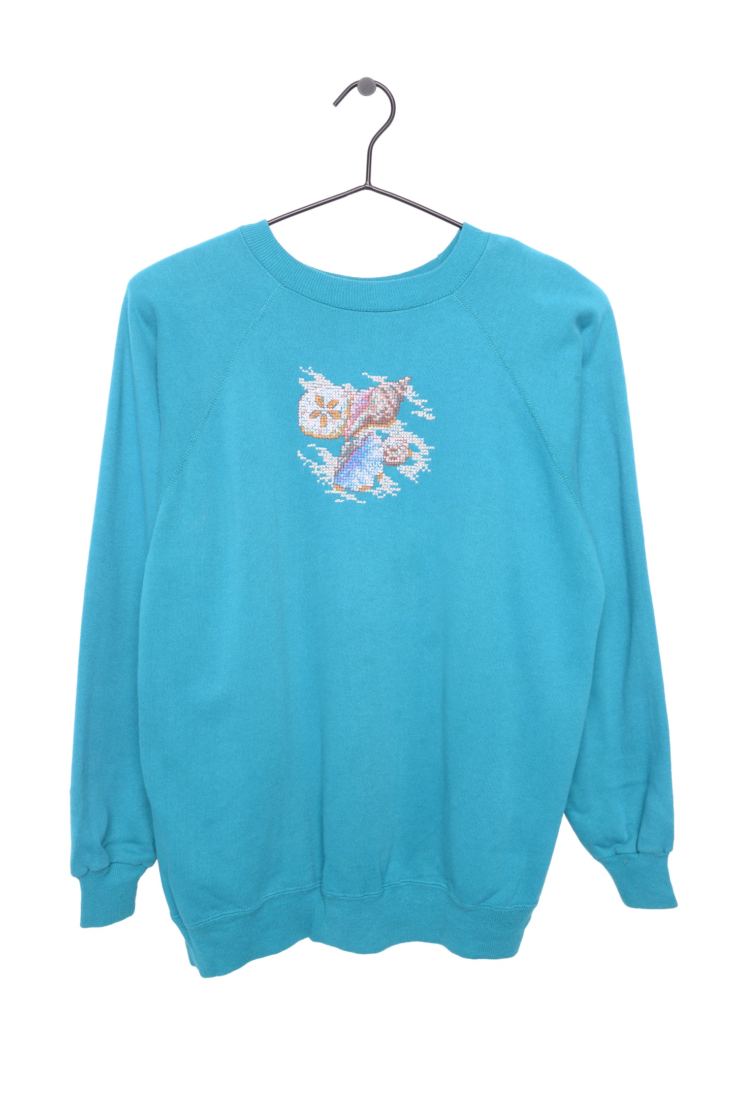 Cross Stitch Seashells Sweatshirt