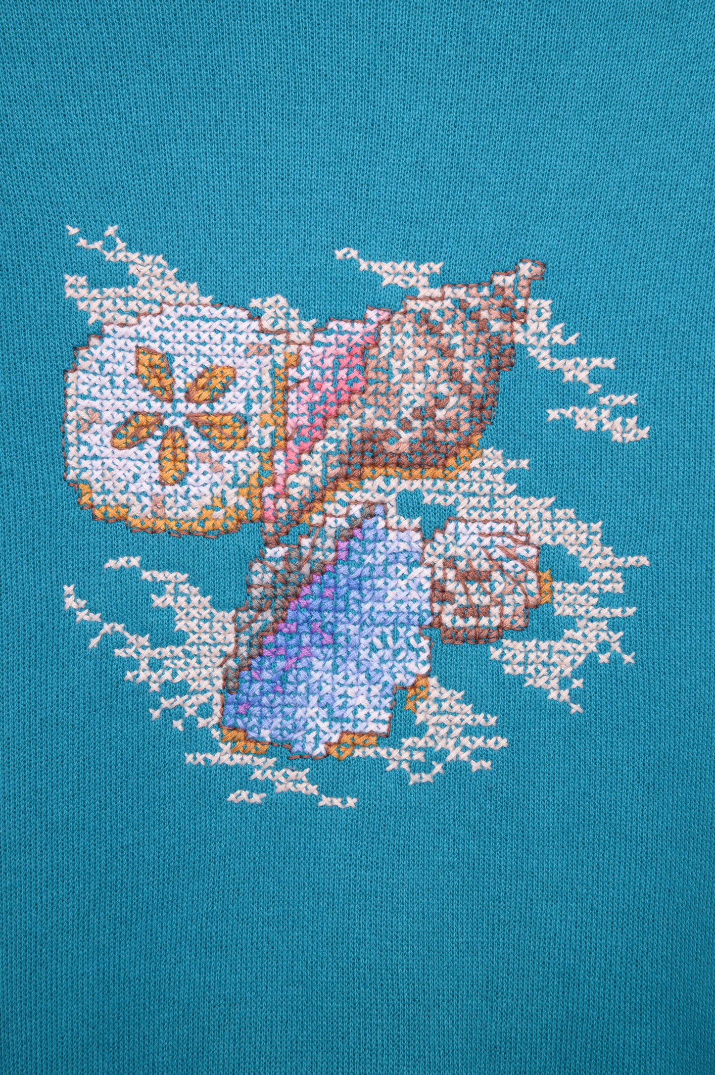Cross Stitch Seashells Sweatshirt