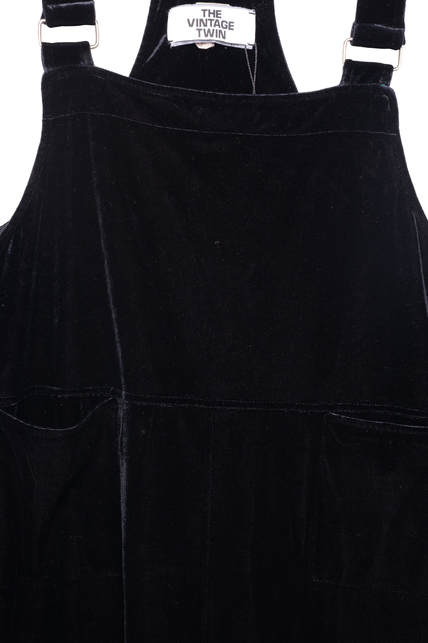 Velour Overall Midi Dress