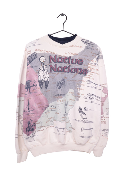 Native American Nations All-Over Sweatshirt