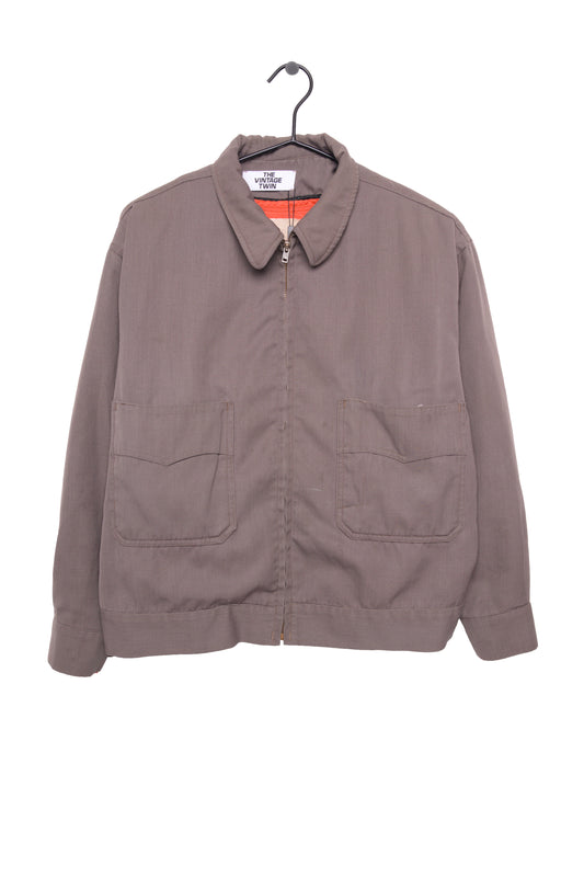 1950s Gray/Brown Work Jacket