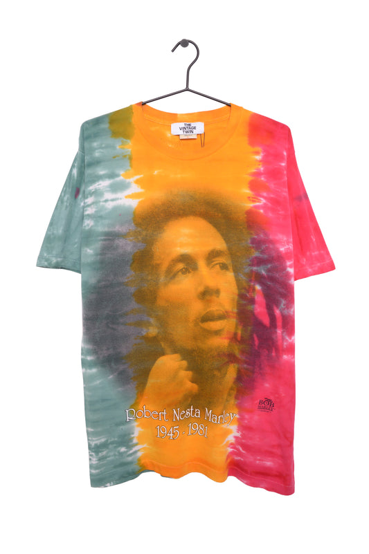 1990s Bob Marley Tie Dye Tee USA