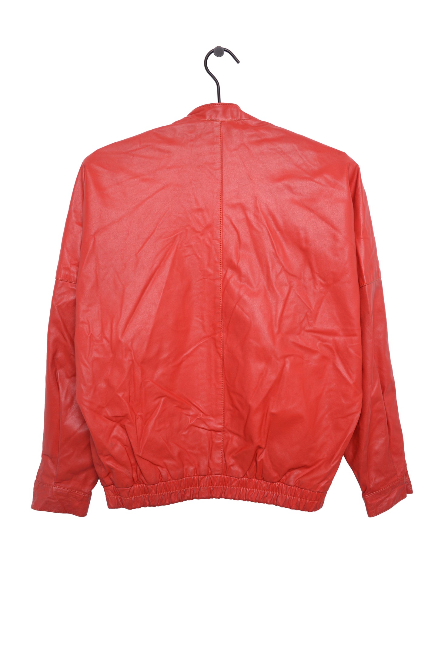 1980s Cherry Red Bomber Jacket