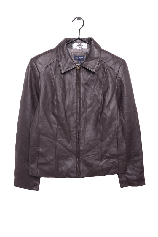 1990s Soft Lambskin Leather Jacket
