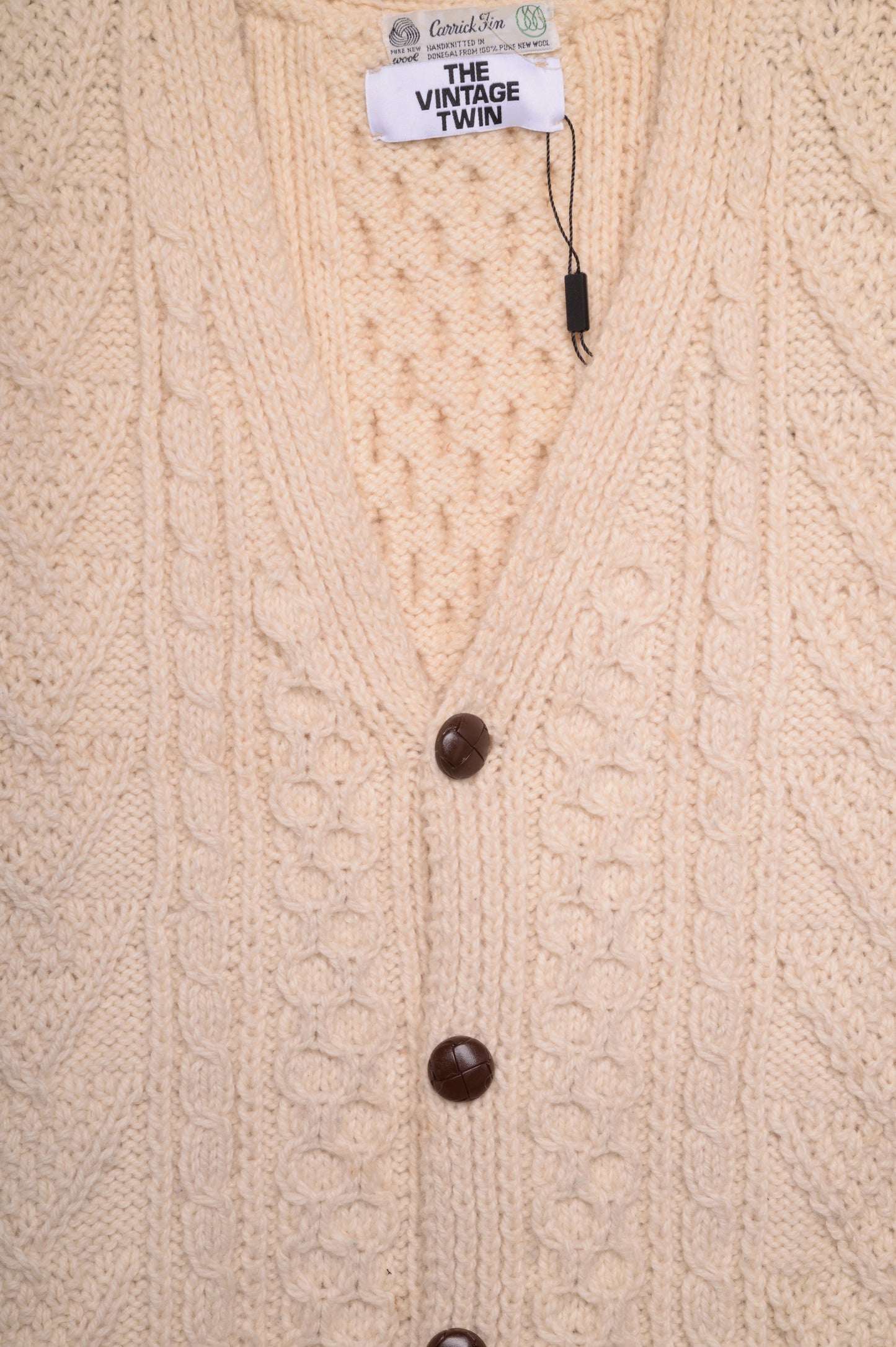 Irish Cable Knit Sweater Vest
