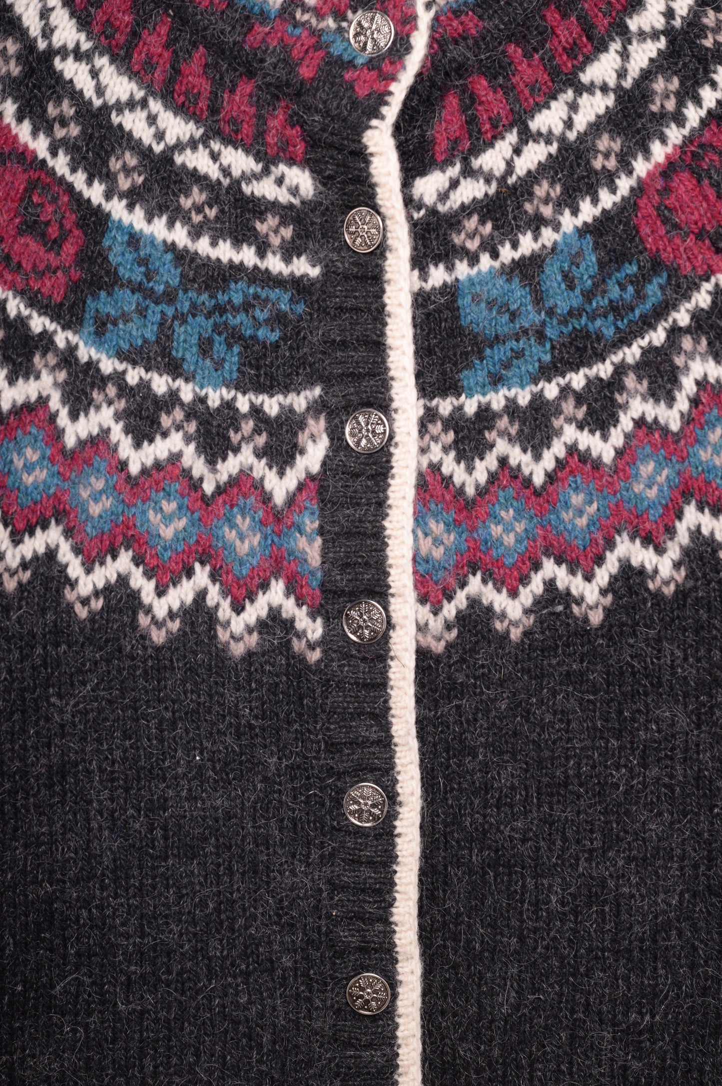 Wool Nordic Cardigan