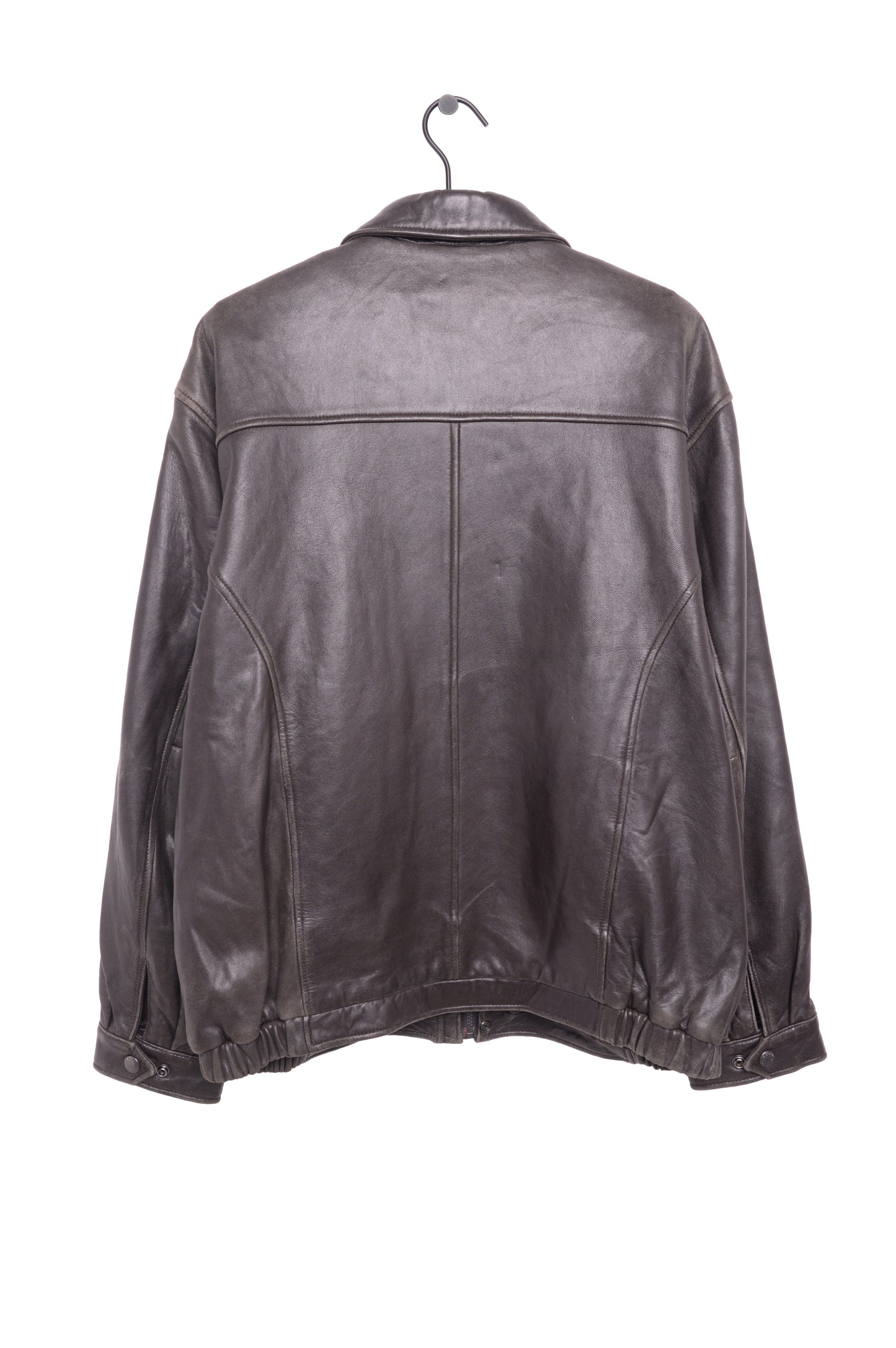 1990s Lambskin Leather Bomber Jacket