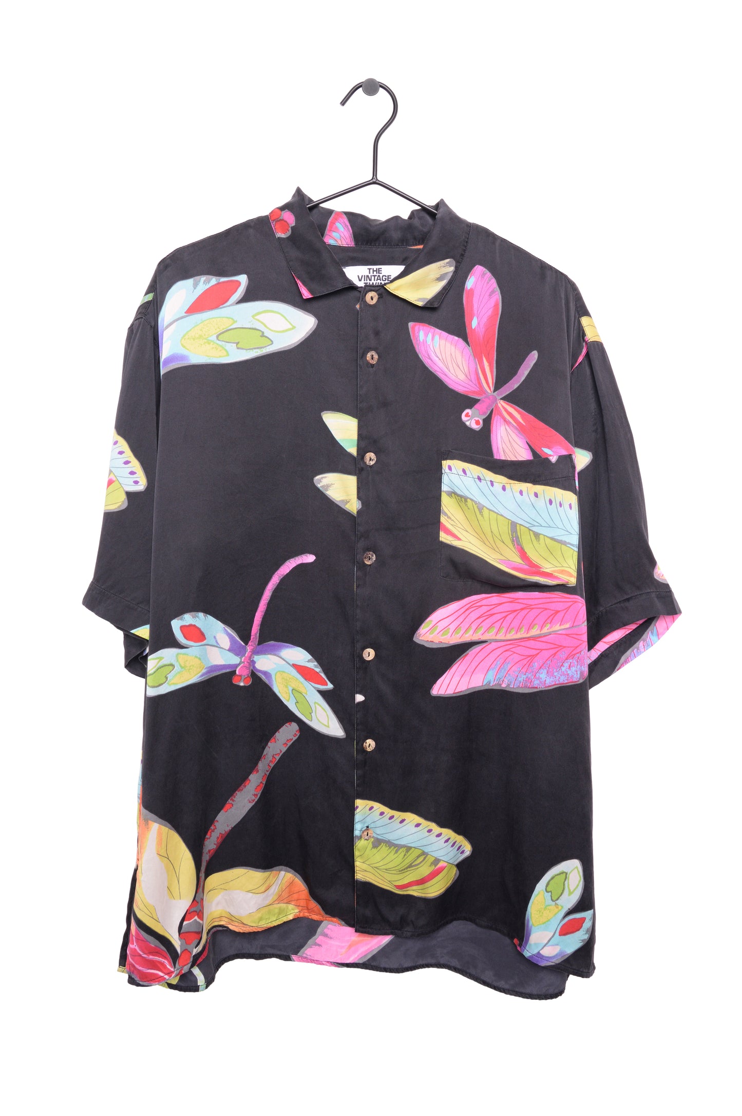 Dragonflies Silk Button Down