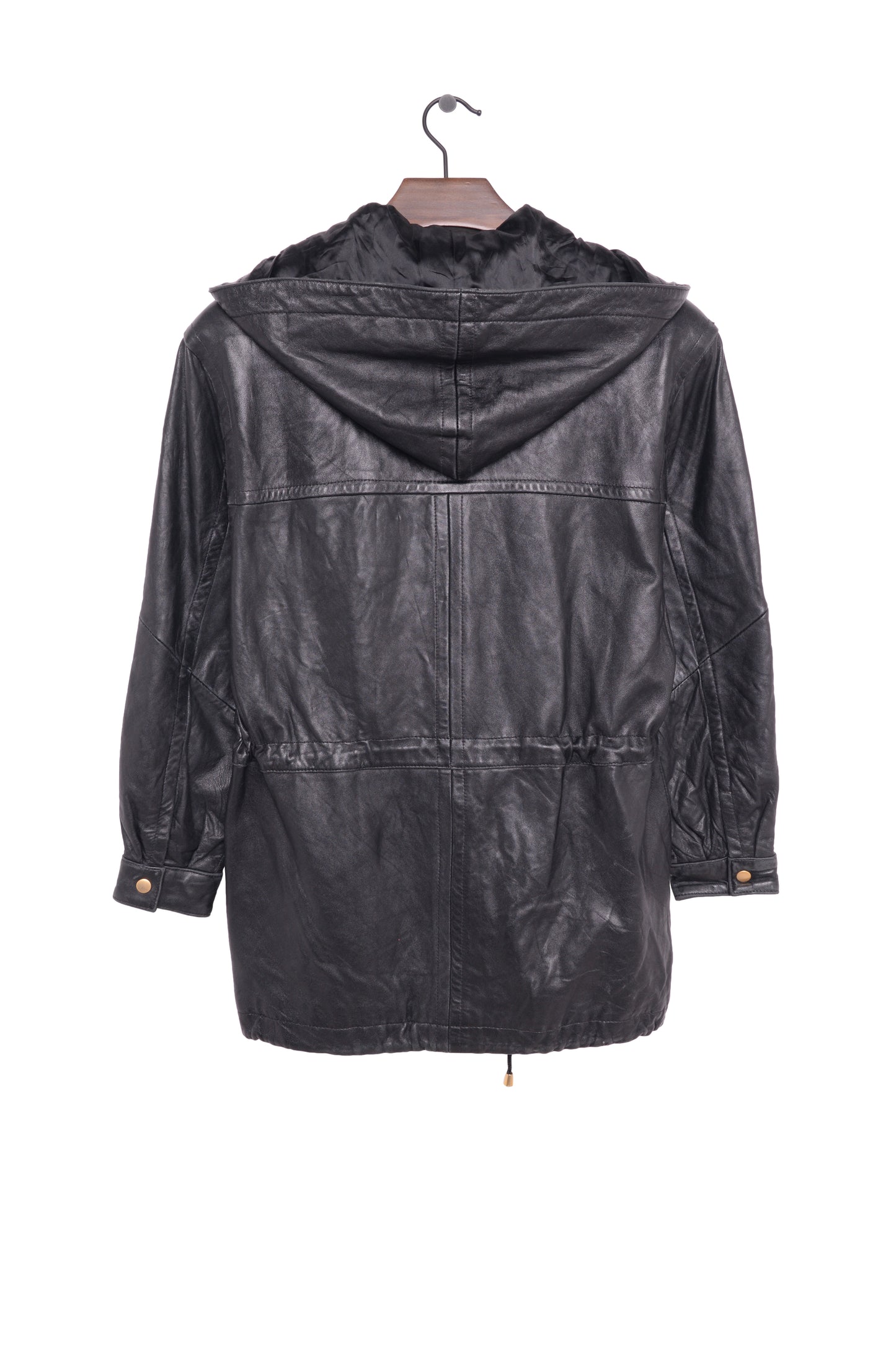1990s Leather Duffle Coat