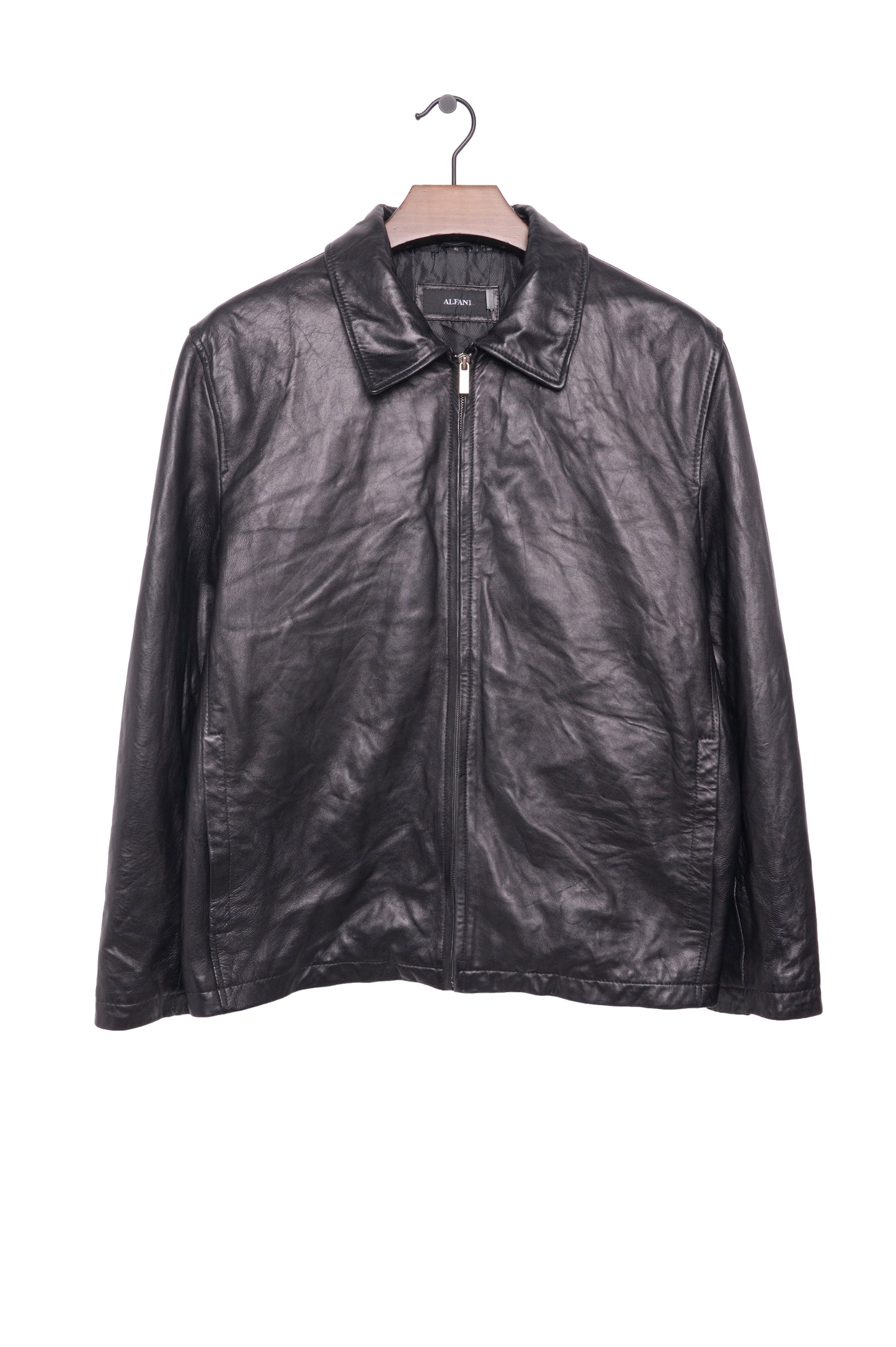 Y2K Zip-Up Soft Leather Jacket