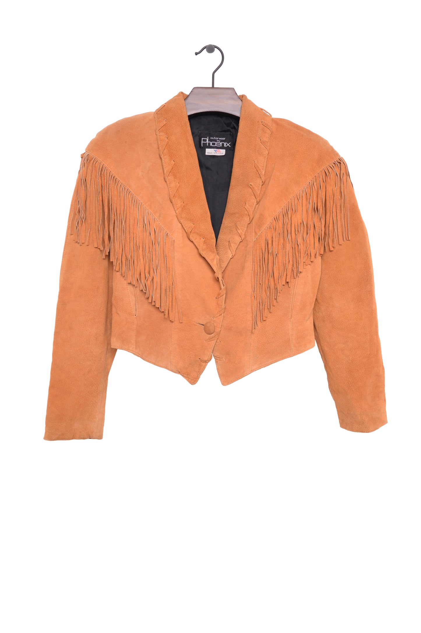 Stitched Suede Cropped Jacket USA