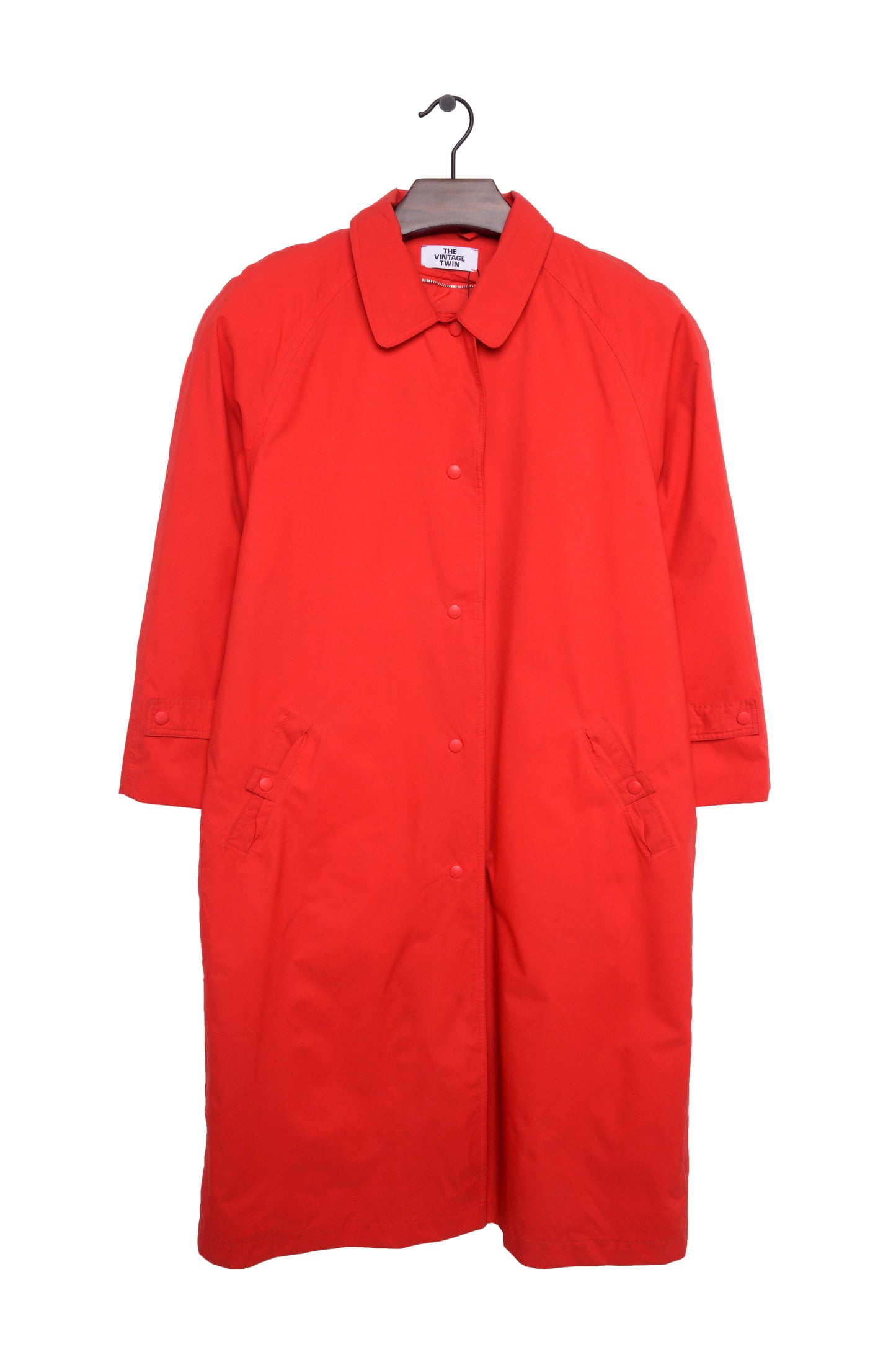 Cherry Red Trench Coat