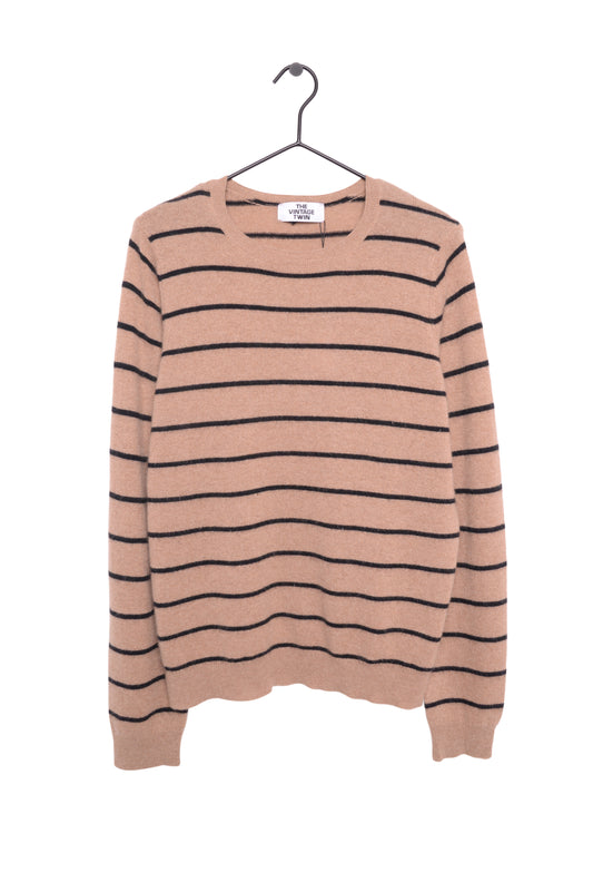 Soft Cashmere Striped Sweater