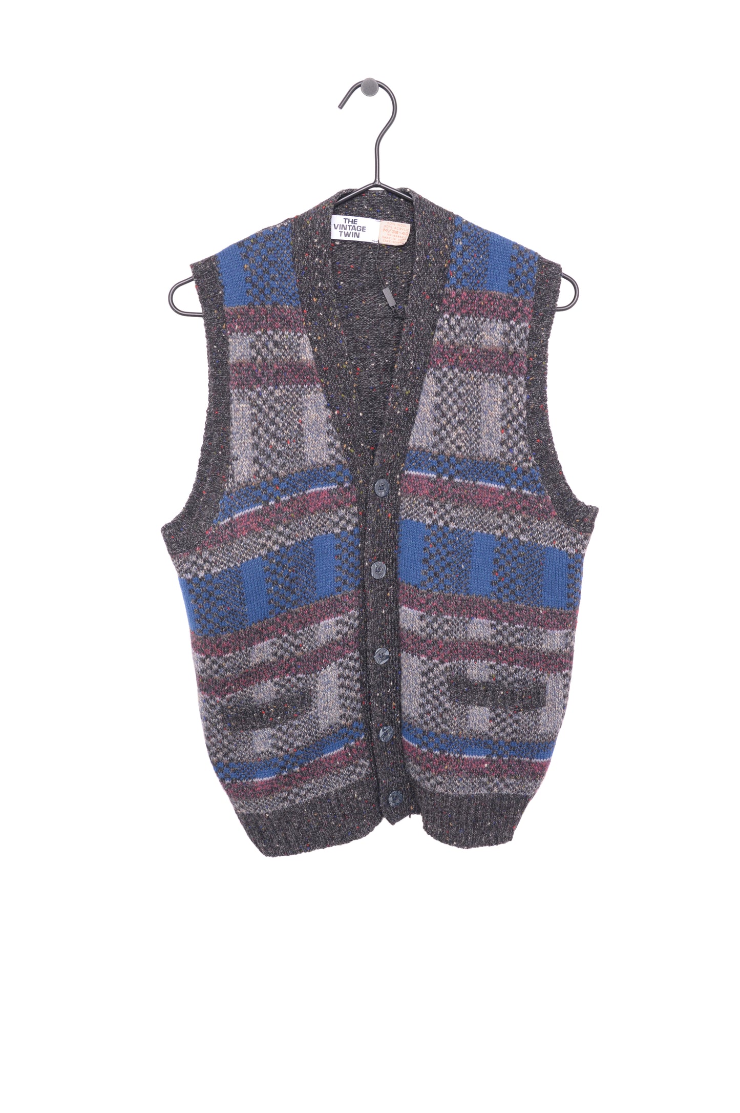 1980s Wool Sweater Vest