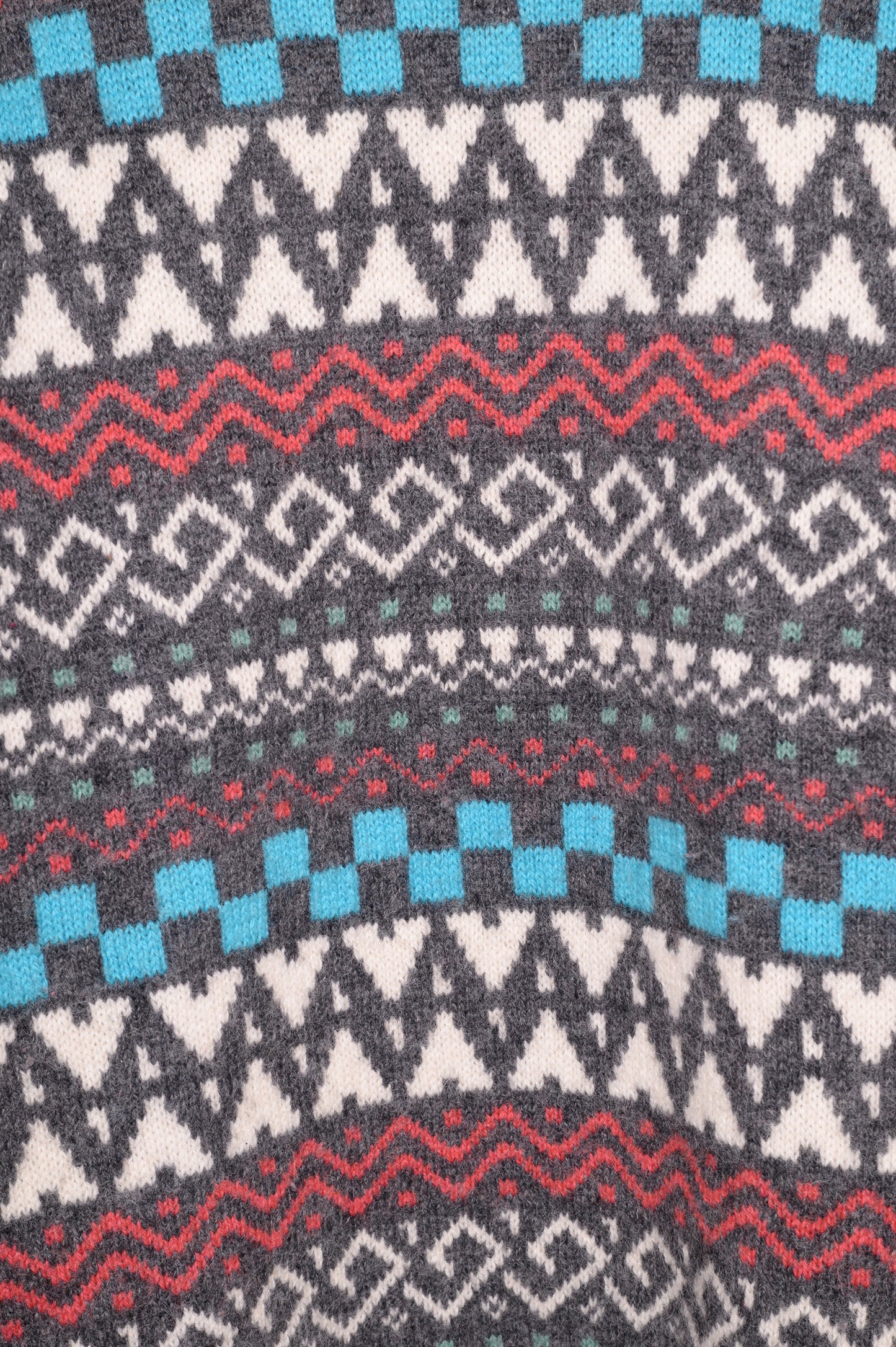 1990s Geometric Wool Sweater