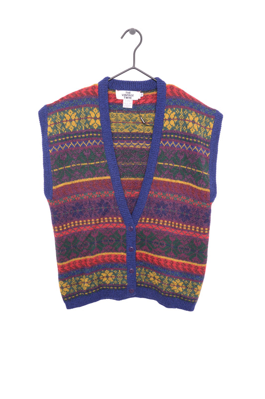 Alpine Stripe Sweater Vest