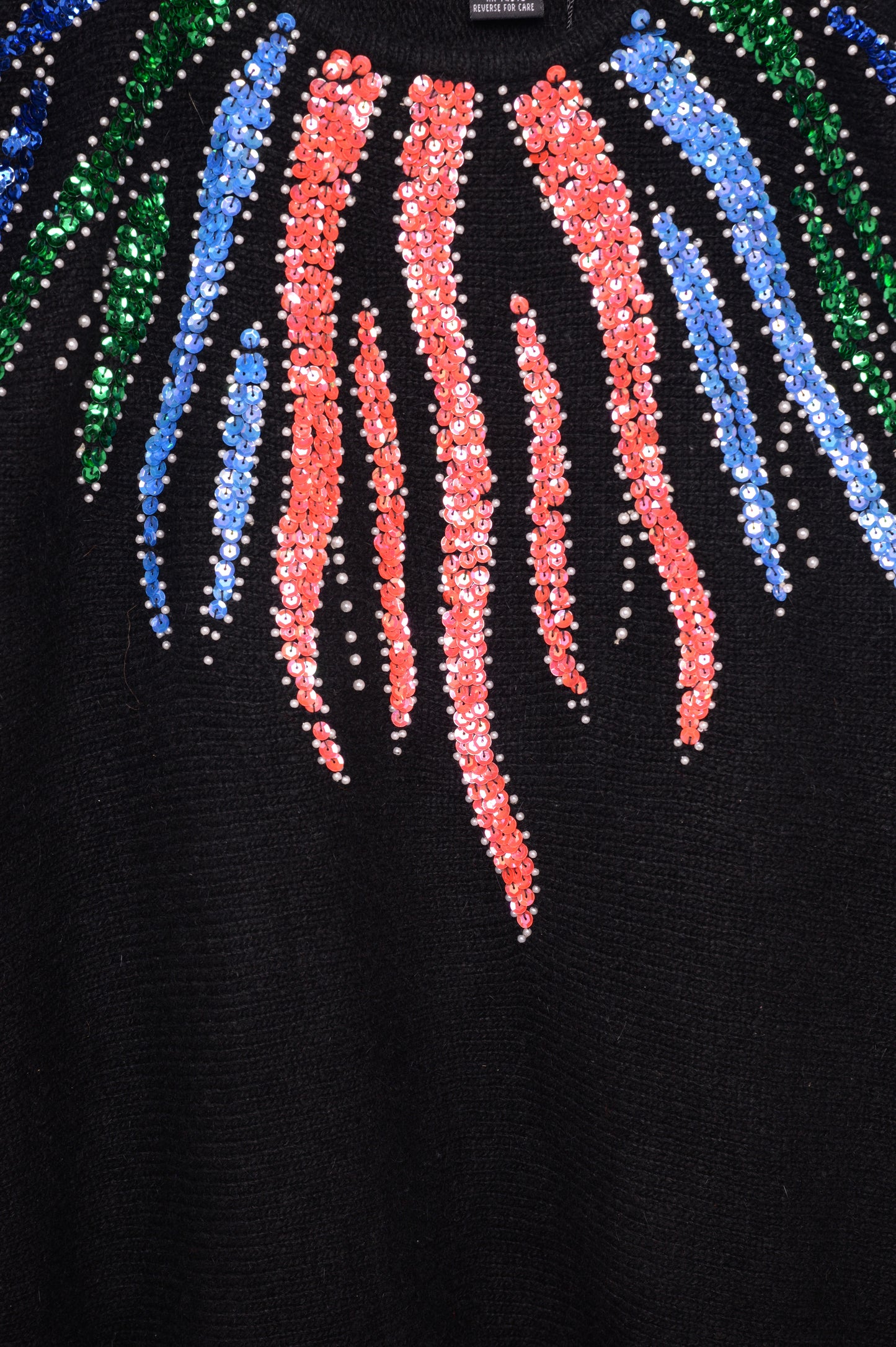 1980s Silk Sequin Sweater