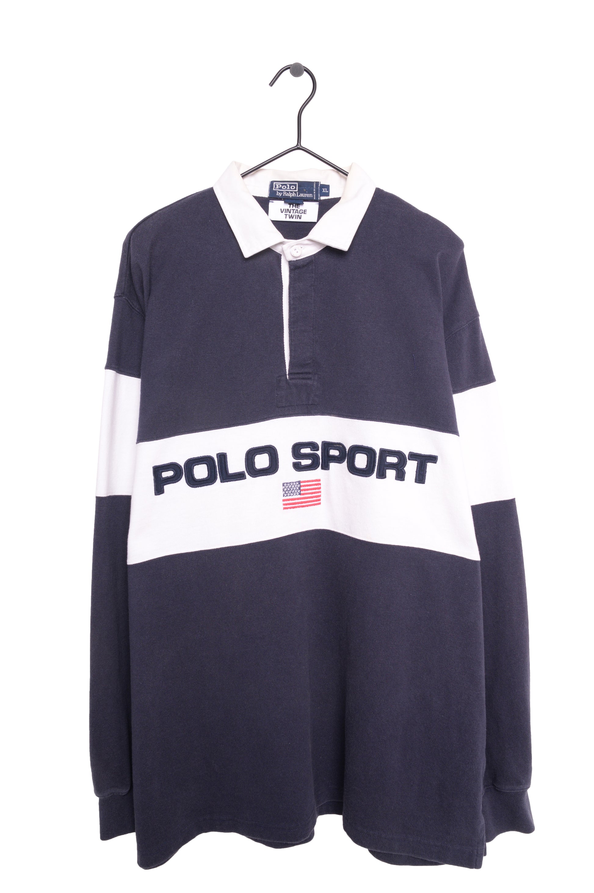 1990s Ralph Lauren Rugby Shirt Free Shipping The Vintage Twin