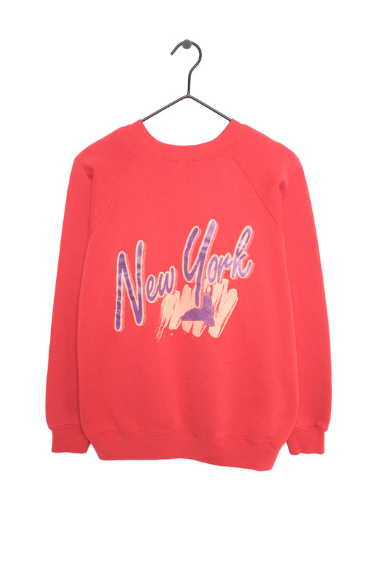 1980s Faded New York State Sweatshirt USA