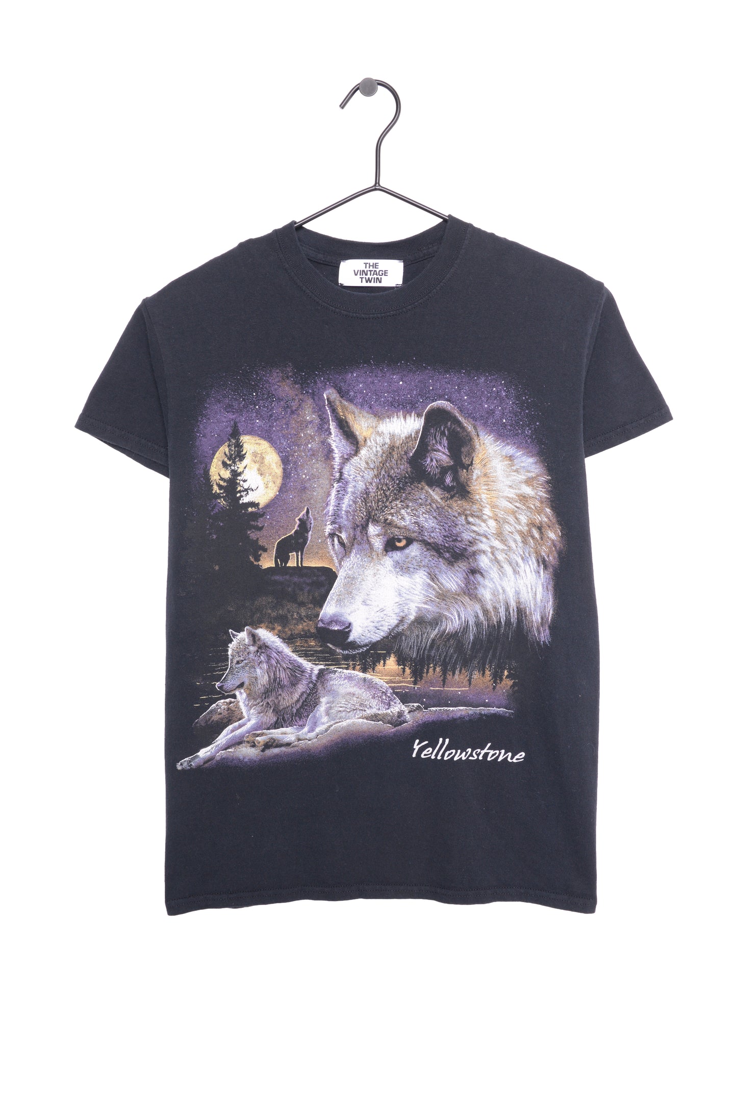 Faded Yellowstone Wolves Tee