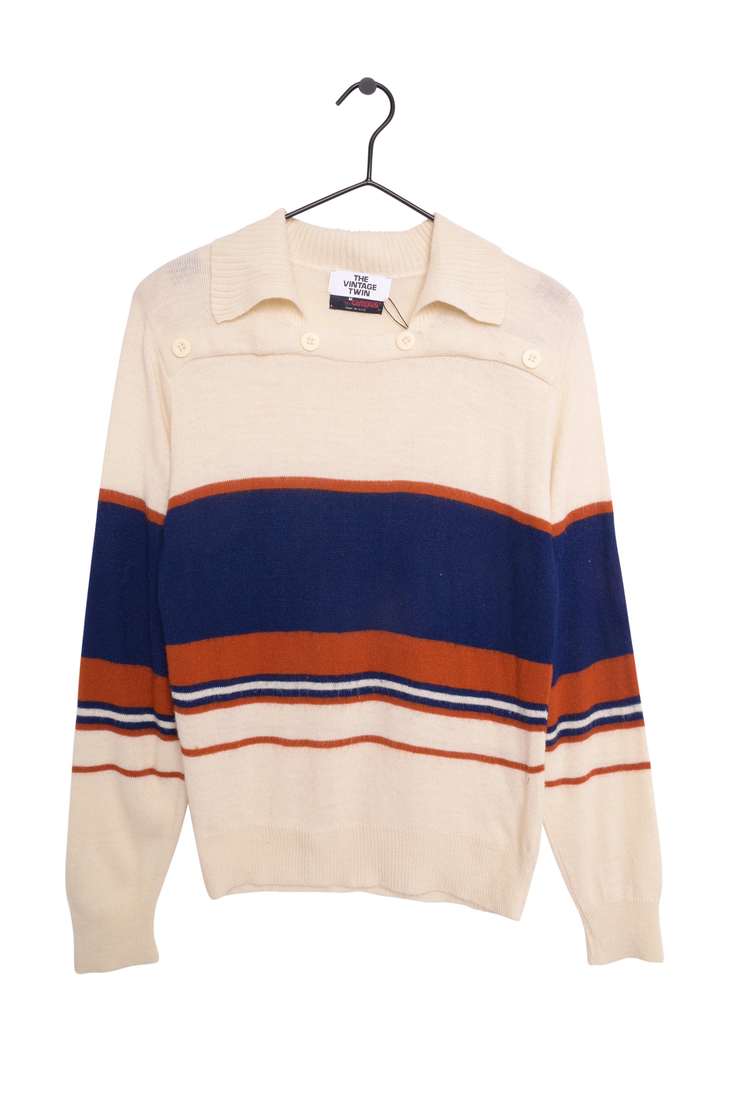 1970s Espirit Collared Sweater USA