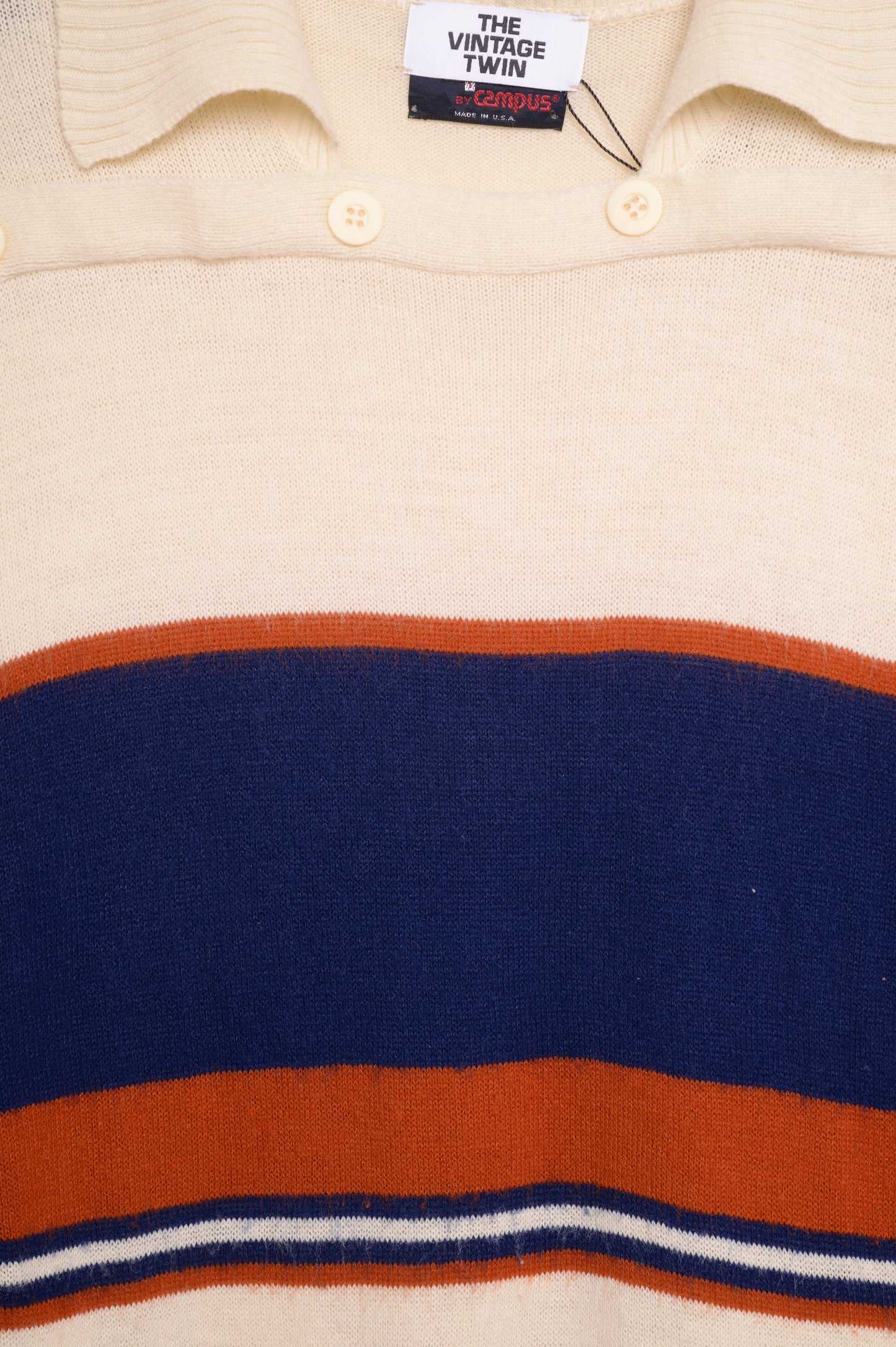 1970s Espirit Collared Sweater USA