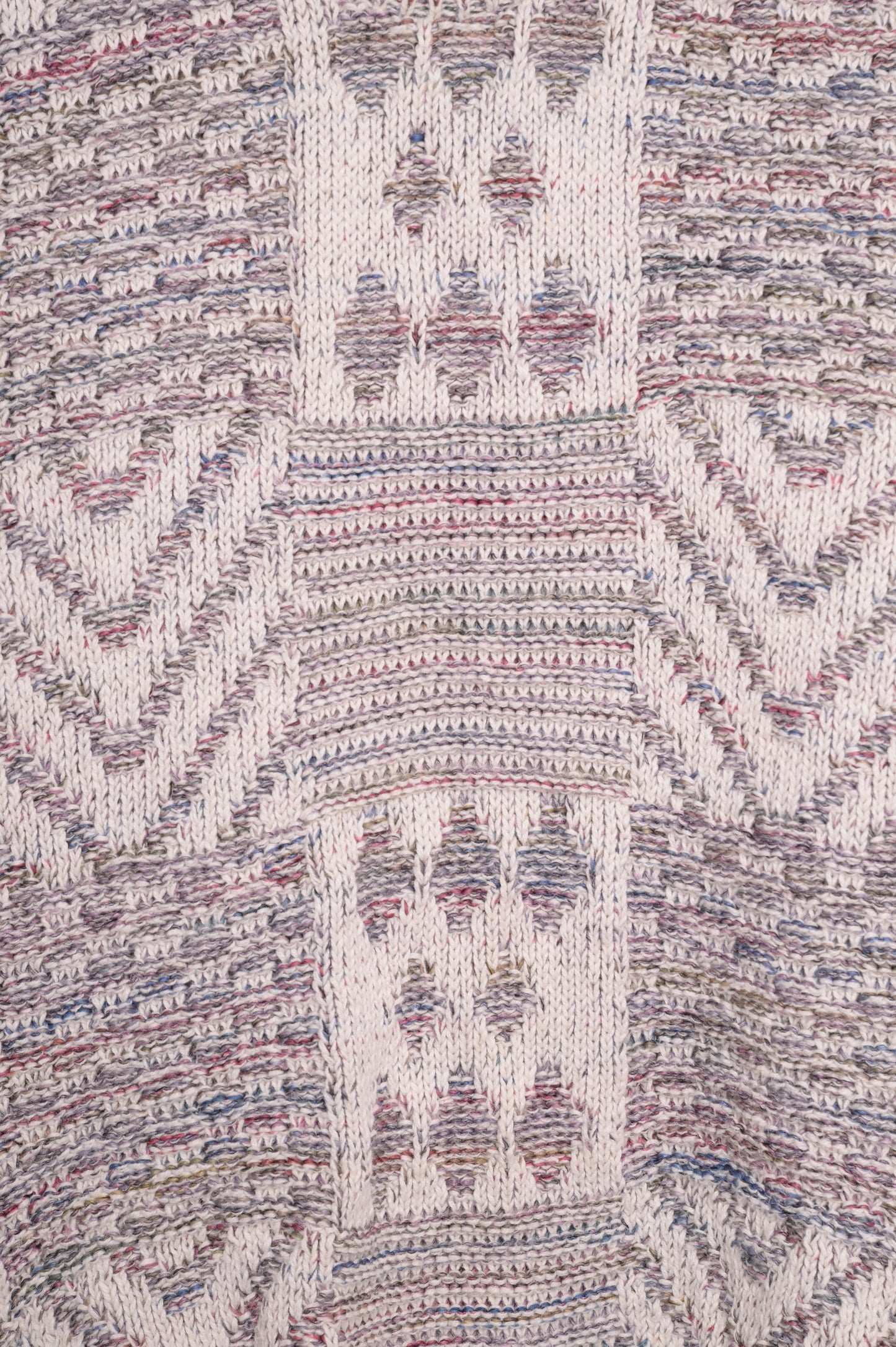1980s Pastel Geometric Sweater