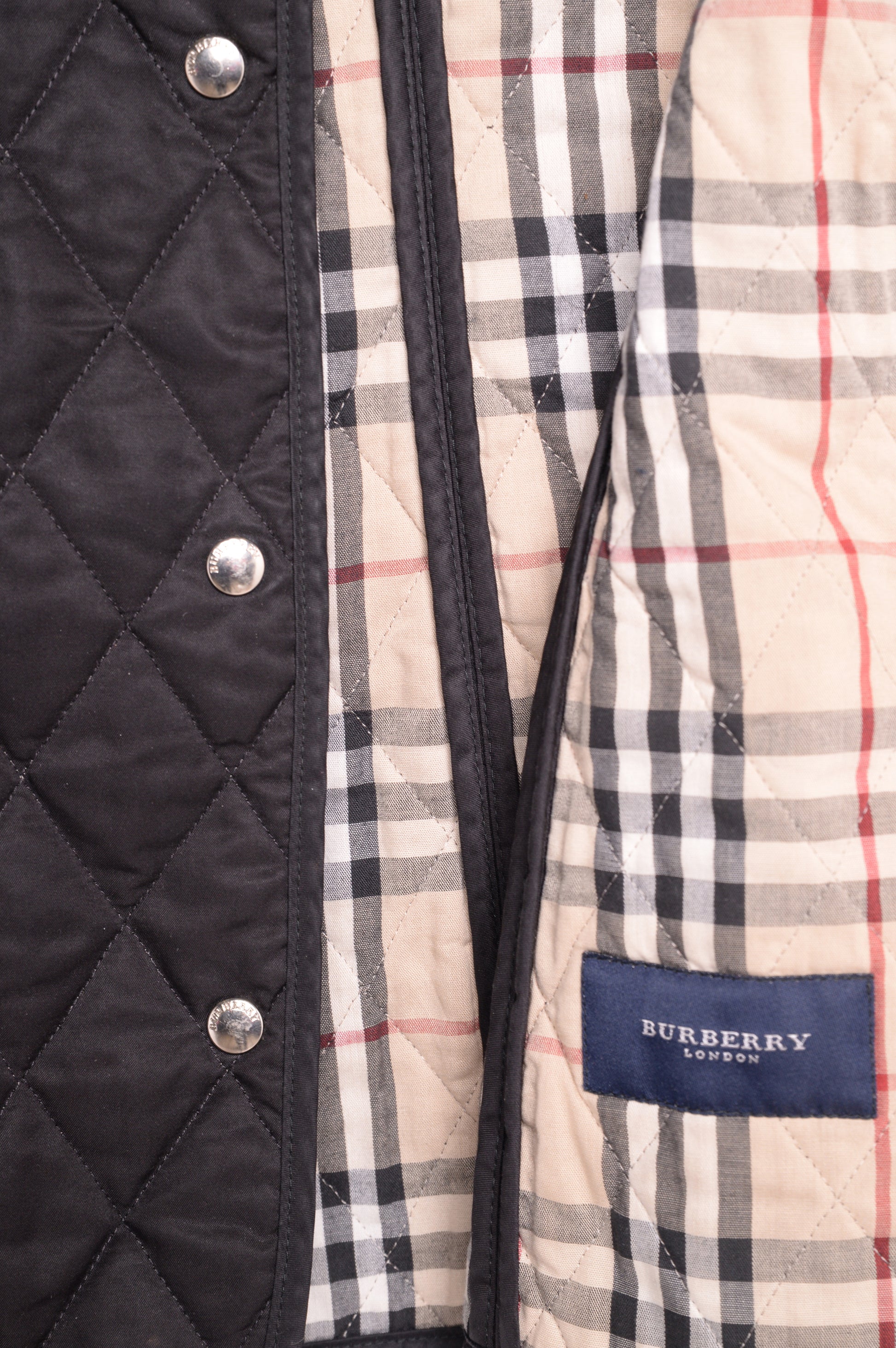 Burberry Quilted Jacket Free Shipping The Vintage Twin