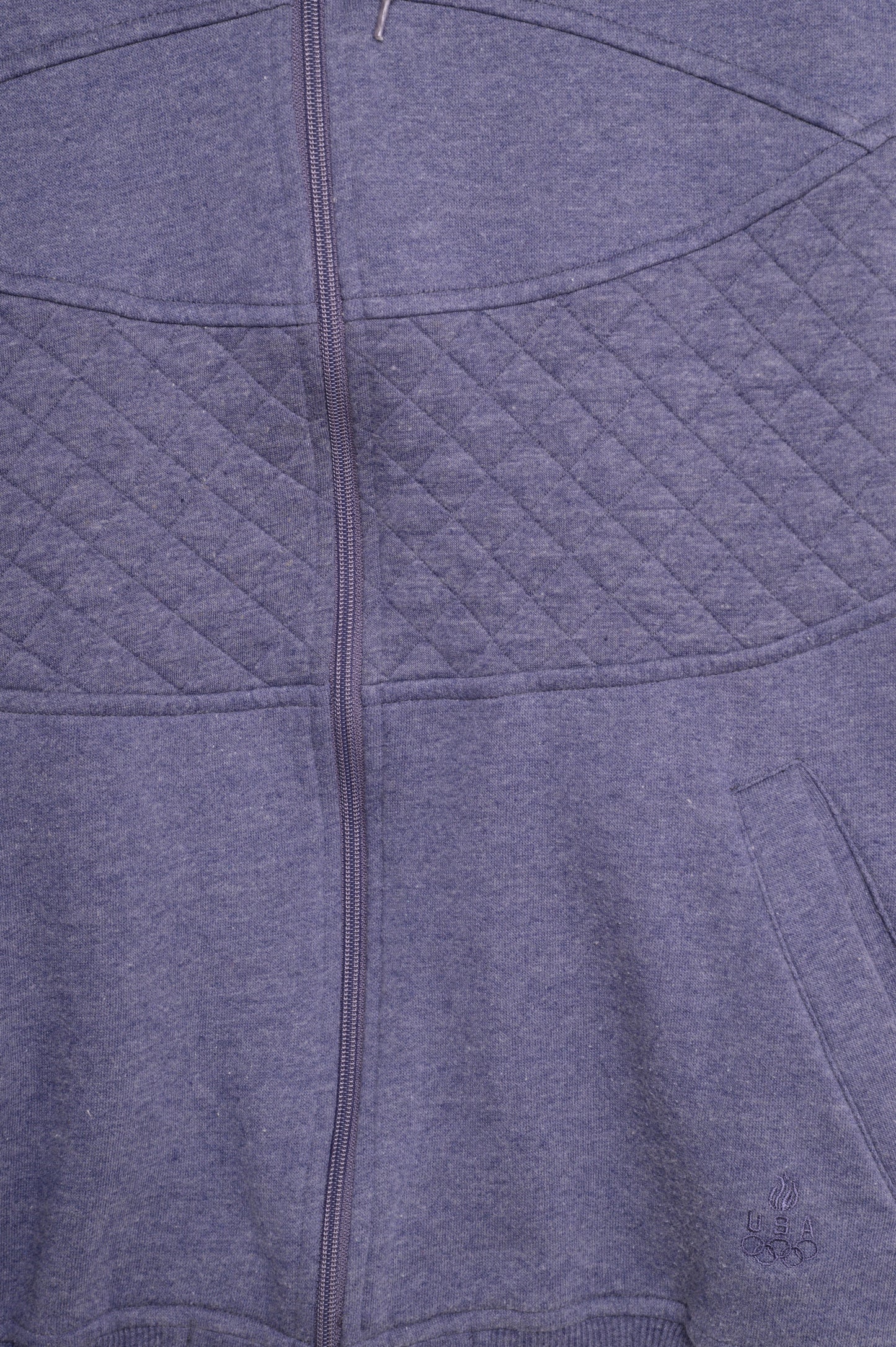 Olympics Quilted Zip-Up Sweatshirt