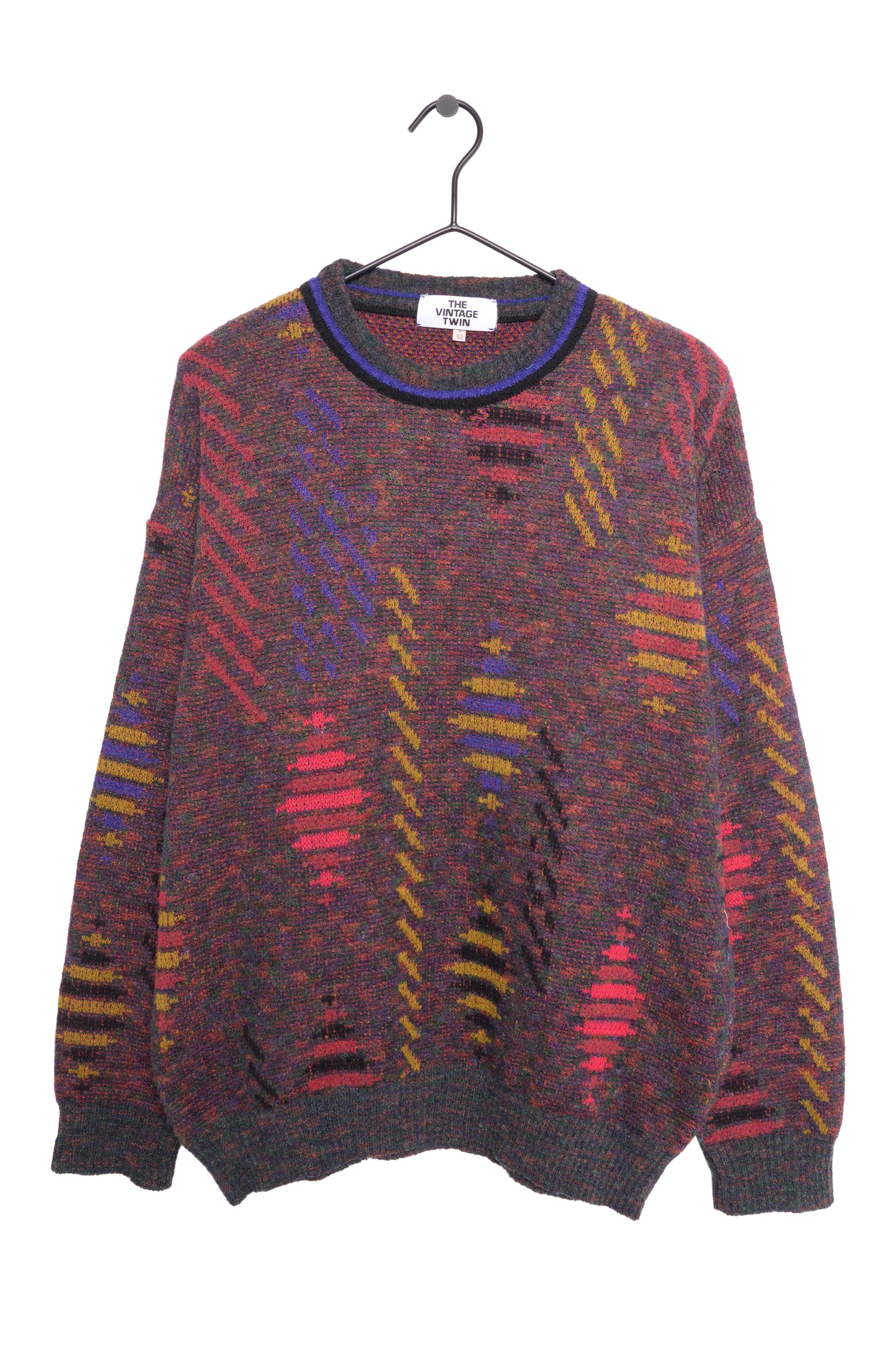 Italian Wool Geometric Sweater