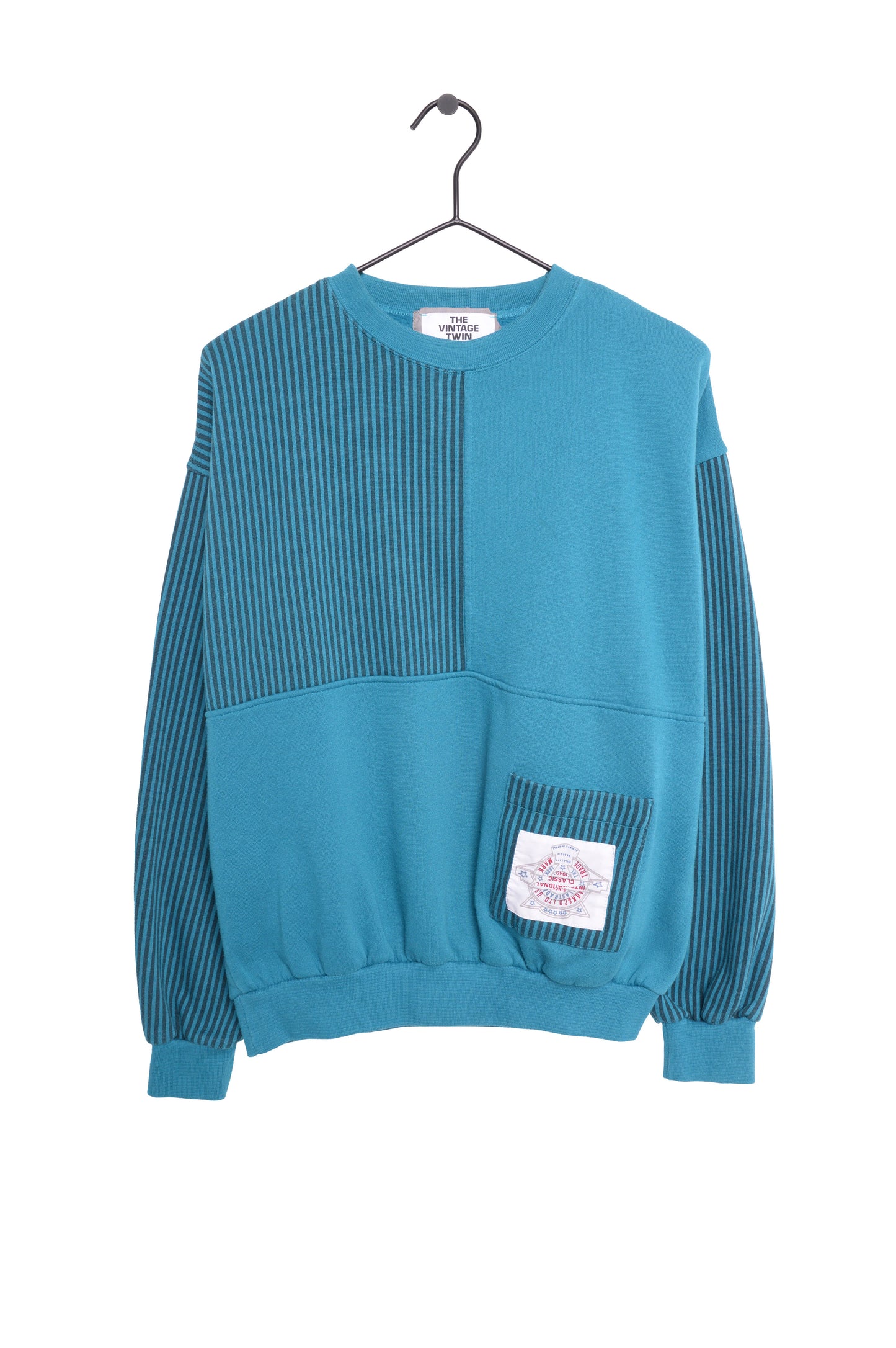 1980s Soft Colorblock Sweatshirt