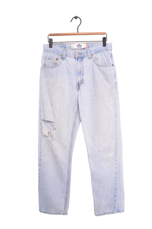 Faded Levi's Straight 505 Jeans 30W x 29L