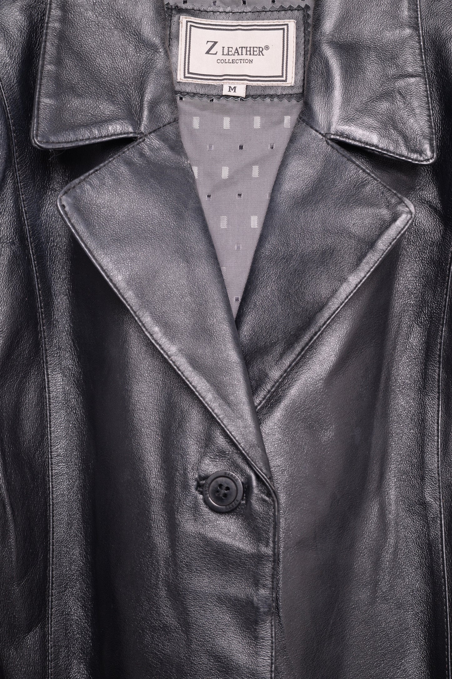 1990s Belted Leather Jacket