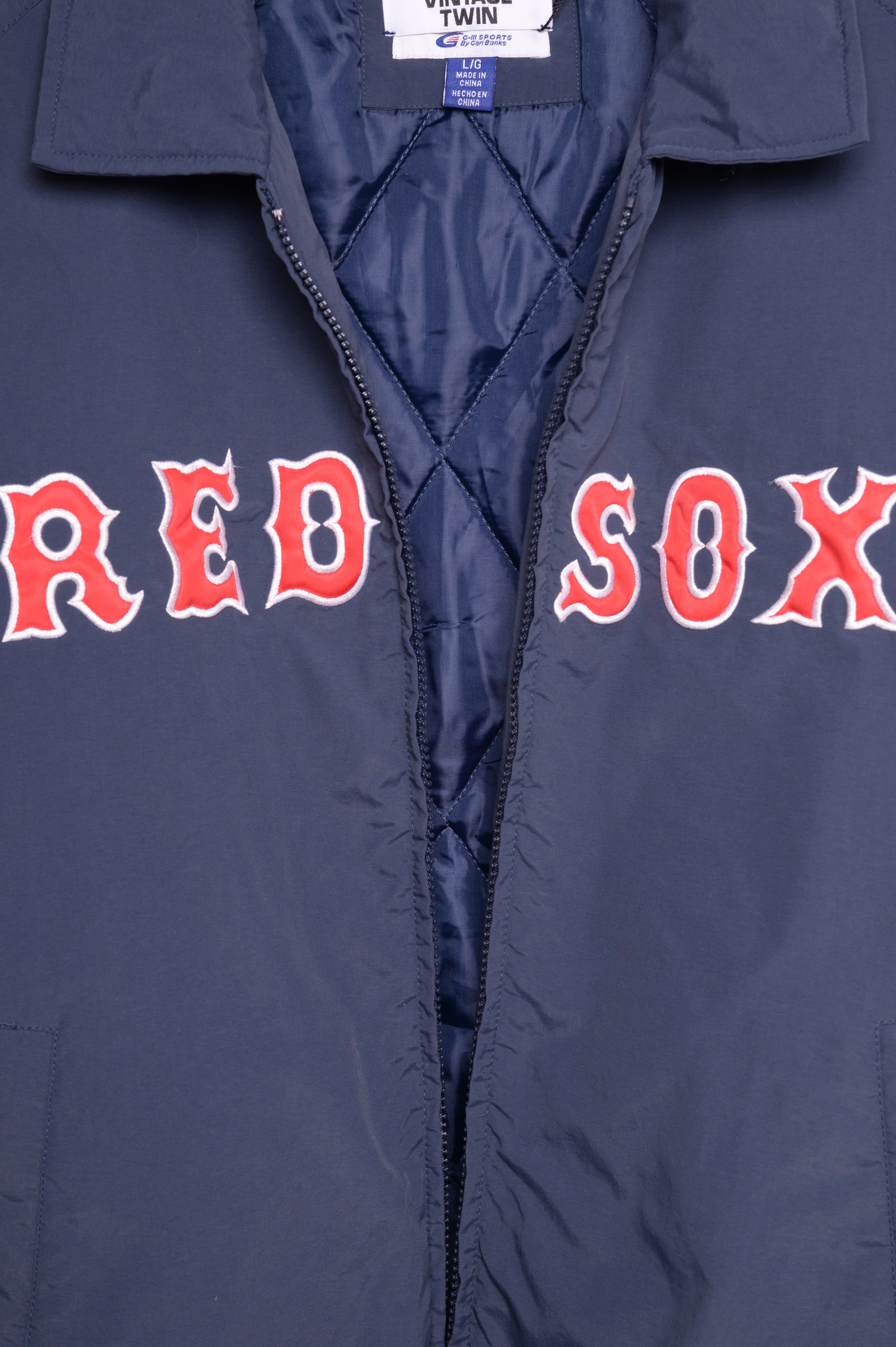 Vintage Boston Red Sox Puffer Jacket - The Vintage Twin