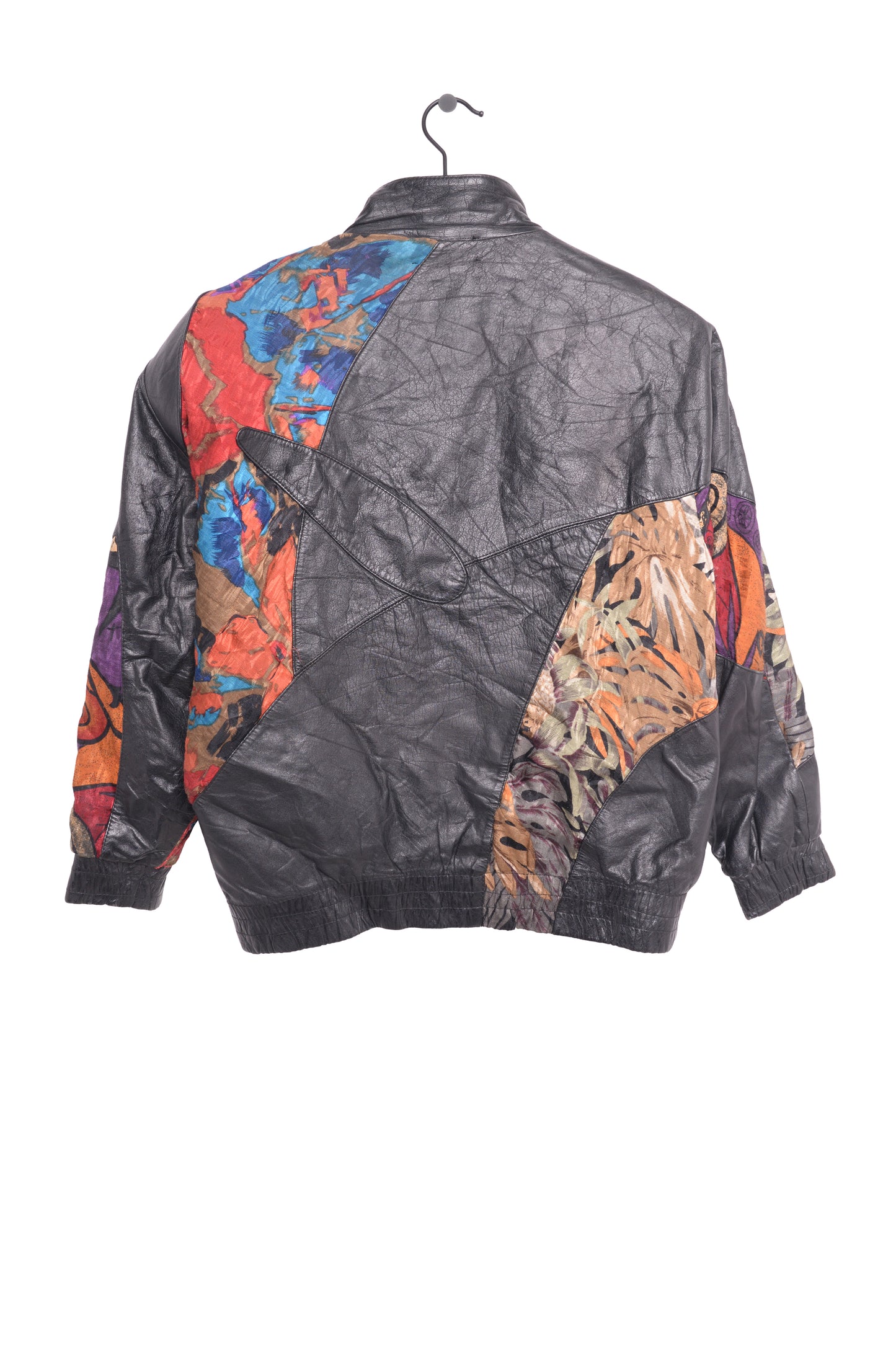 1980s Patchwork Leather bomber
