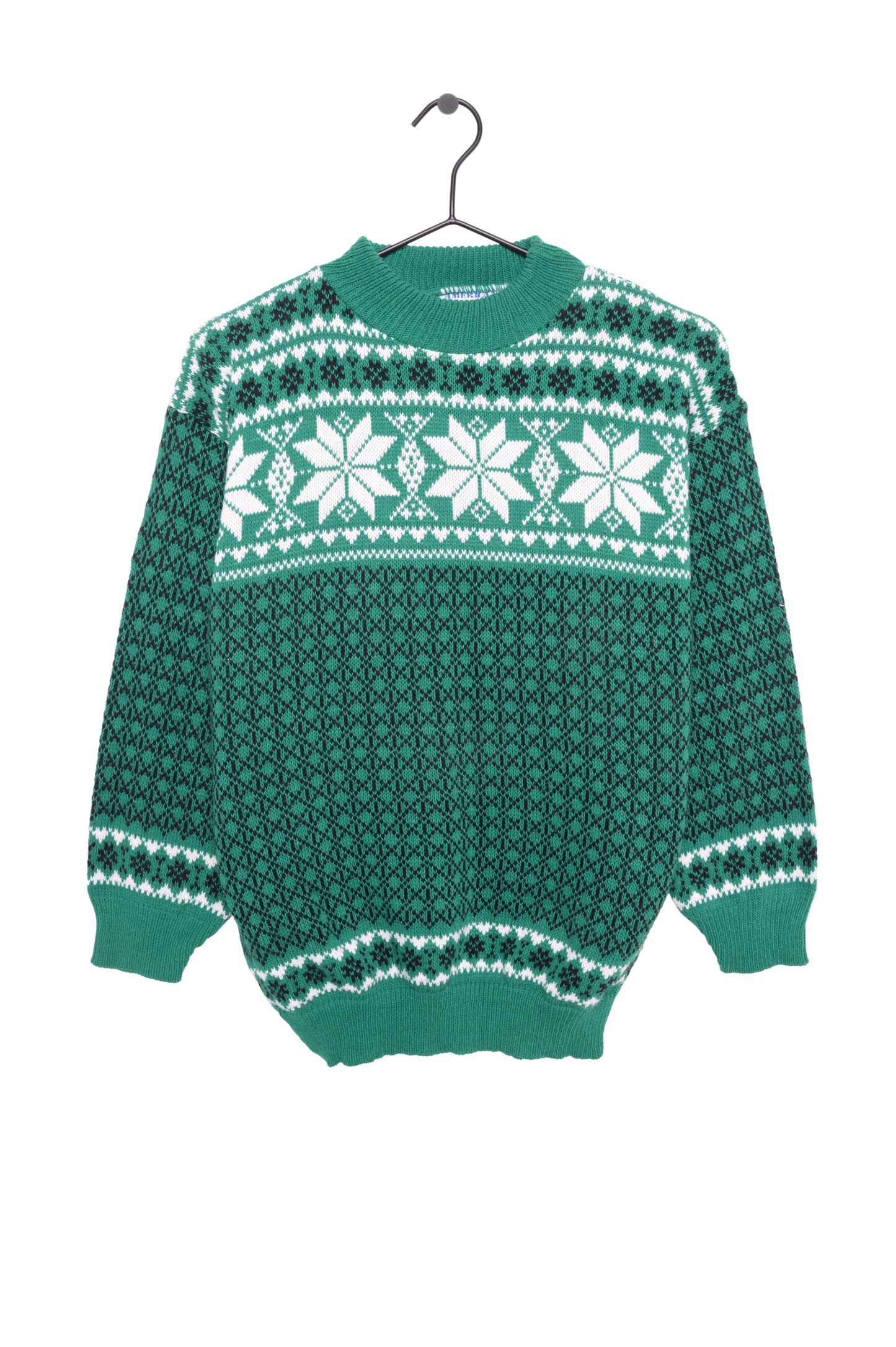 1980s Alpine Snowflake Sweater USA