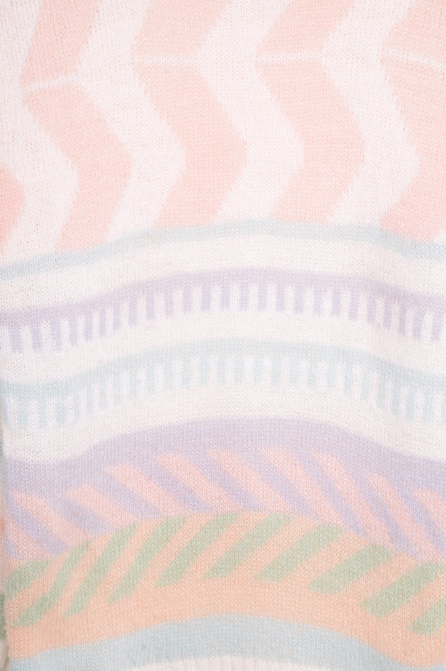1980s Geometric Pastel Sweater